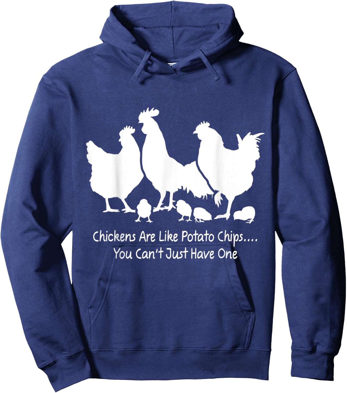 Hen Humor Funny Chicken Shirts for Chicken Lovers Hoodie - Hoodie | Navy