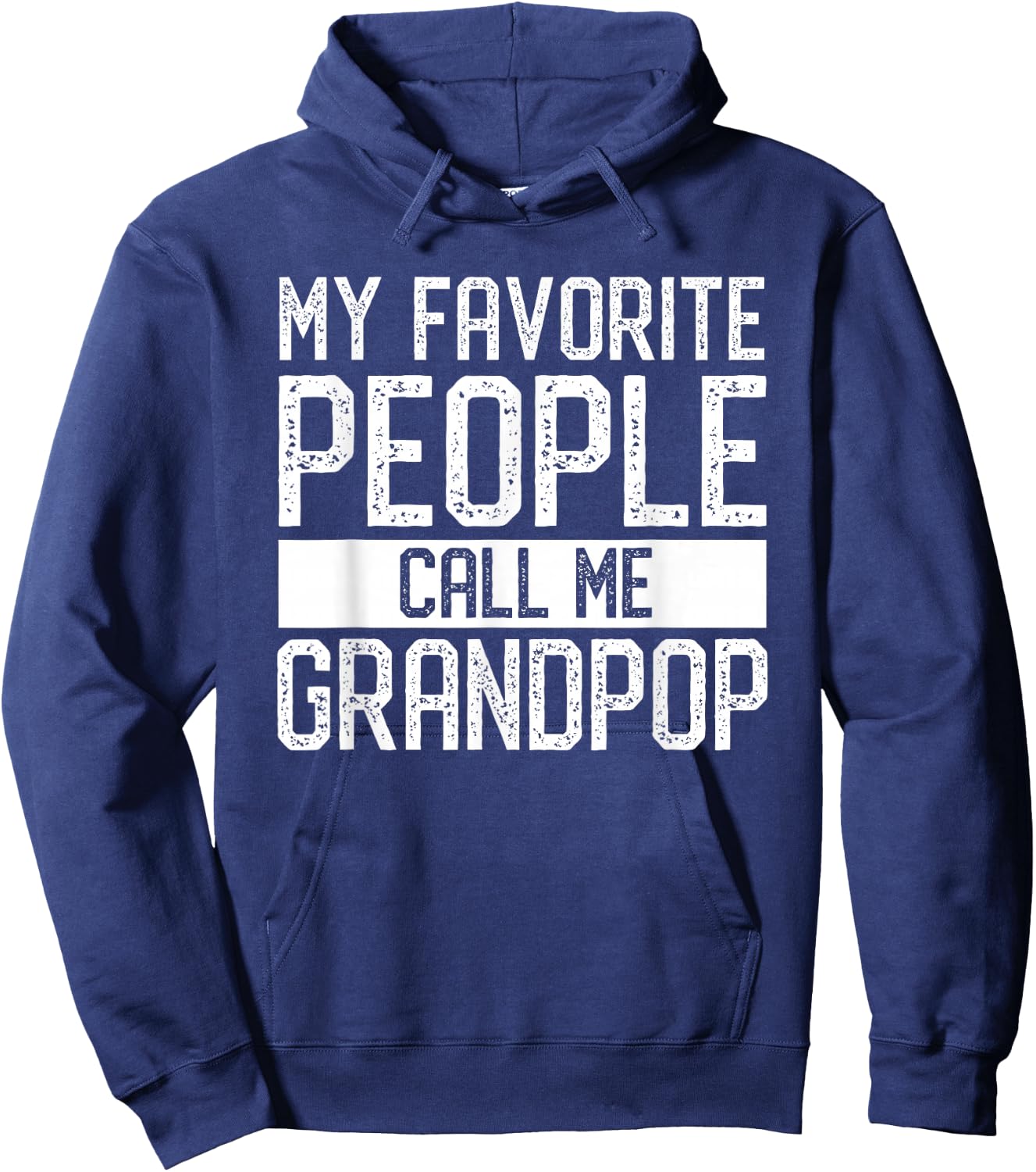 My Favorite People Call Me Grandpop Family Matching Hoodie - Hoodie | Navy