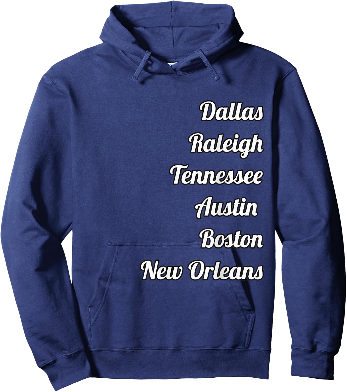 D-cked Down in Dallas Hoodie - Hoodie | Navy