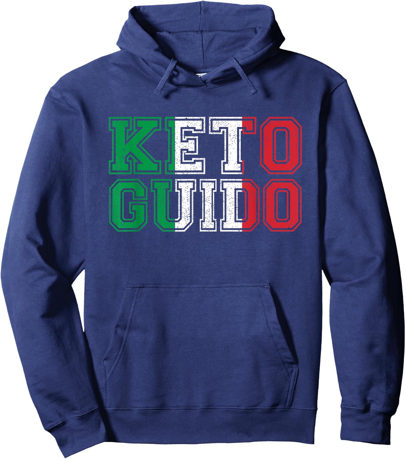 Keto Guido Italian Ketogenic Diet Italy Flag Gift Guidos Hoodie - Hoodie | Navy