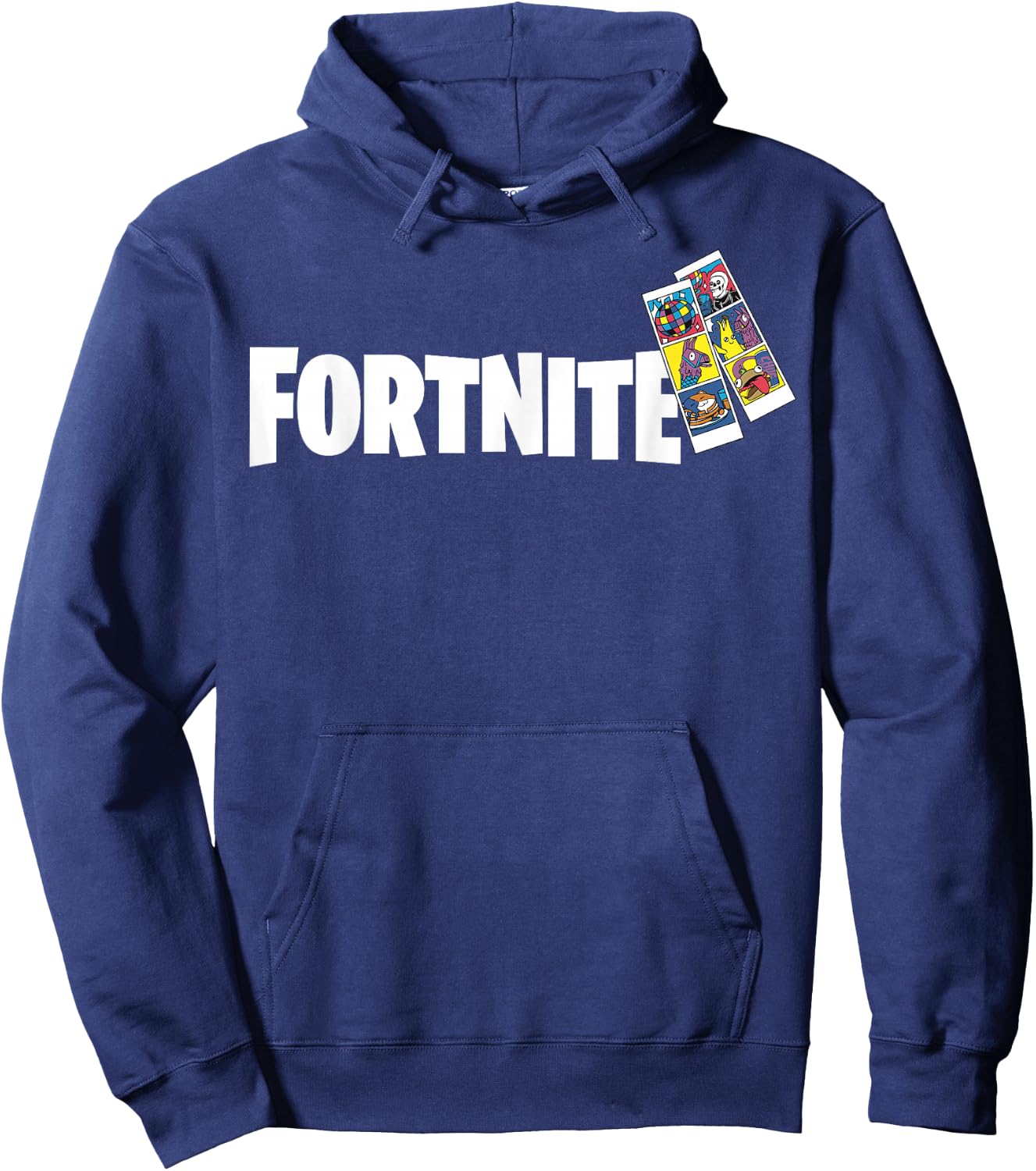Fortnite Photo Strip & Logo Hoodie - Hoodie | Navy