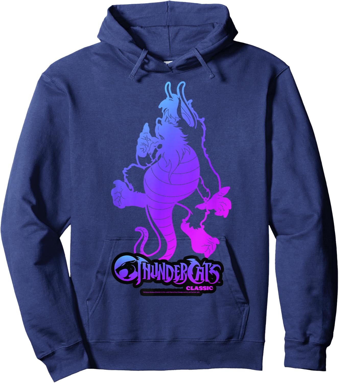 ThunderCats Snarf Gradient Portrait Hoodie - Hoodie | Navy