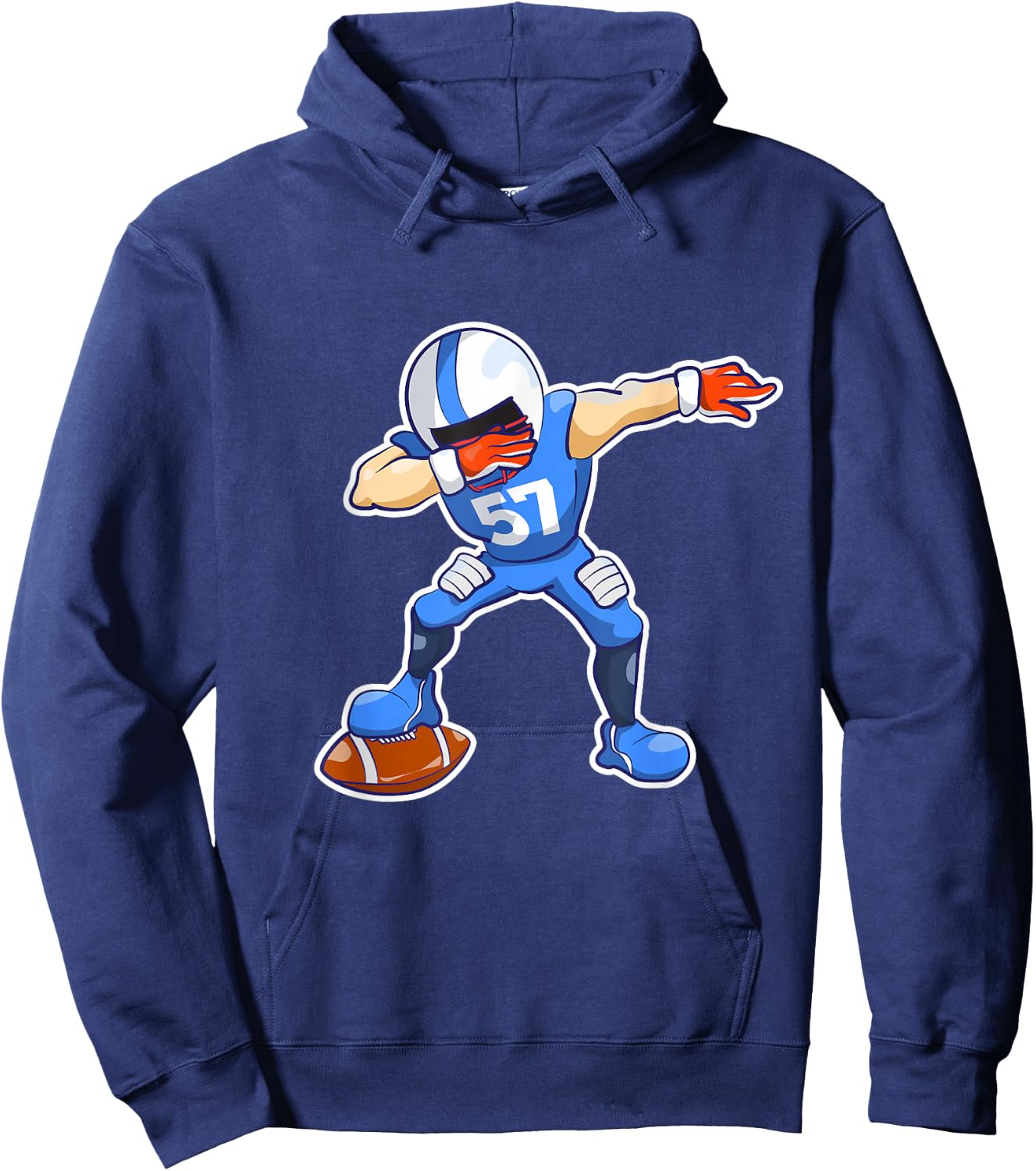 Kids Dabbing Football Dab Dance Funny Boys Gift Hoodie - Hoodie | Navy