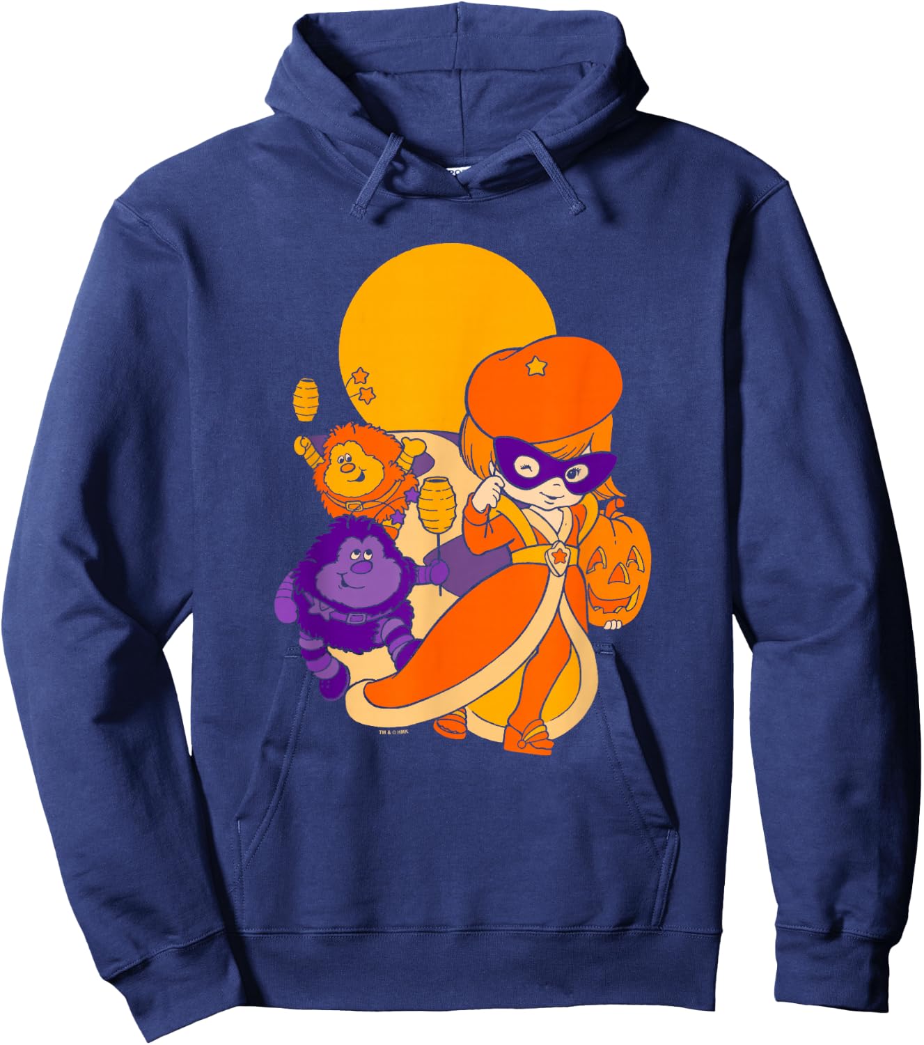 Rainbow Brite Halloween Lala Orange & Sprites Hoodie - Hoodie | Navy