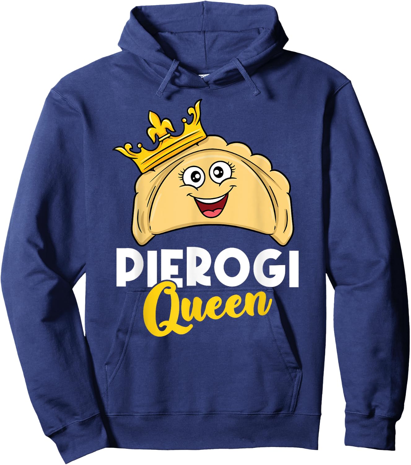 Pierogi Queen Hoodie - Hoodie | Navy