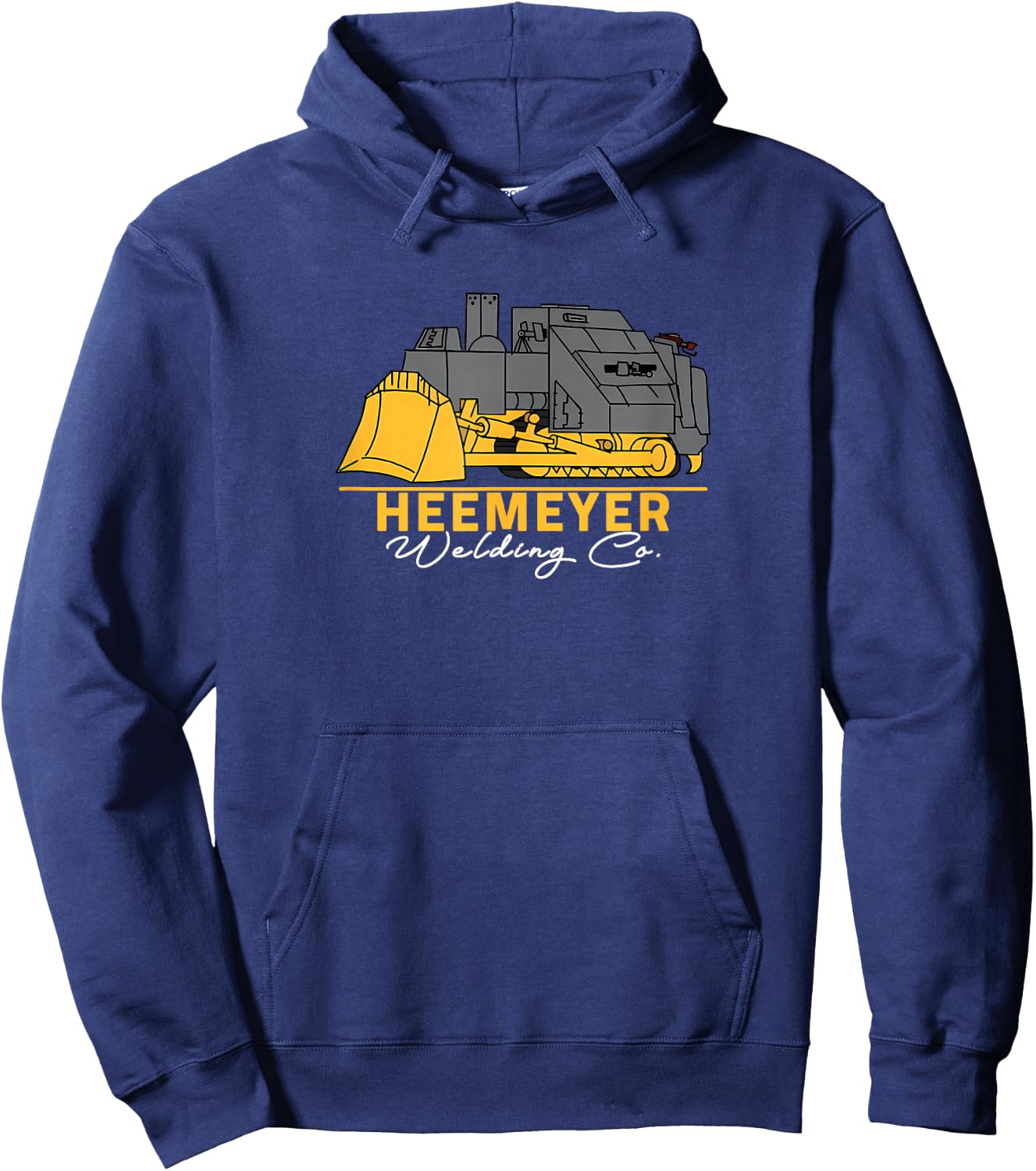 Heemeyer Welding Company Bulldozer Equipment Heavy Machinery Hoodie - Hoodie | Navy