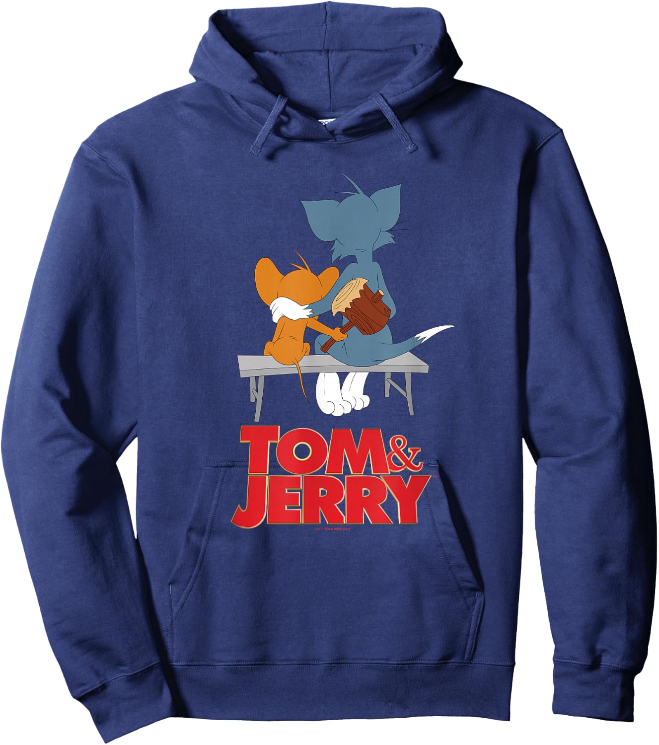 Tom & Jerry Movie Park bench Hoodie - Hoodie | Navy