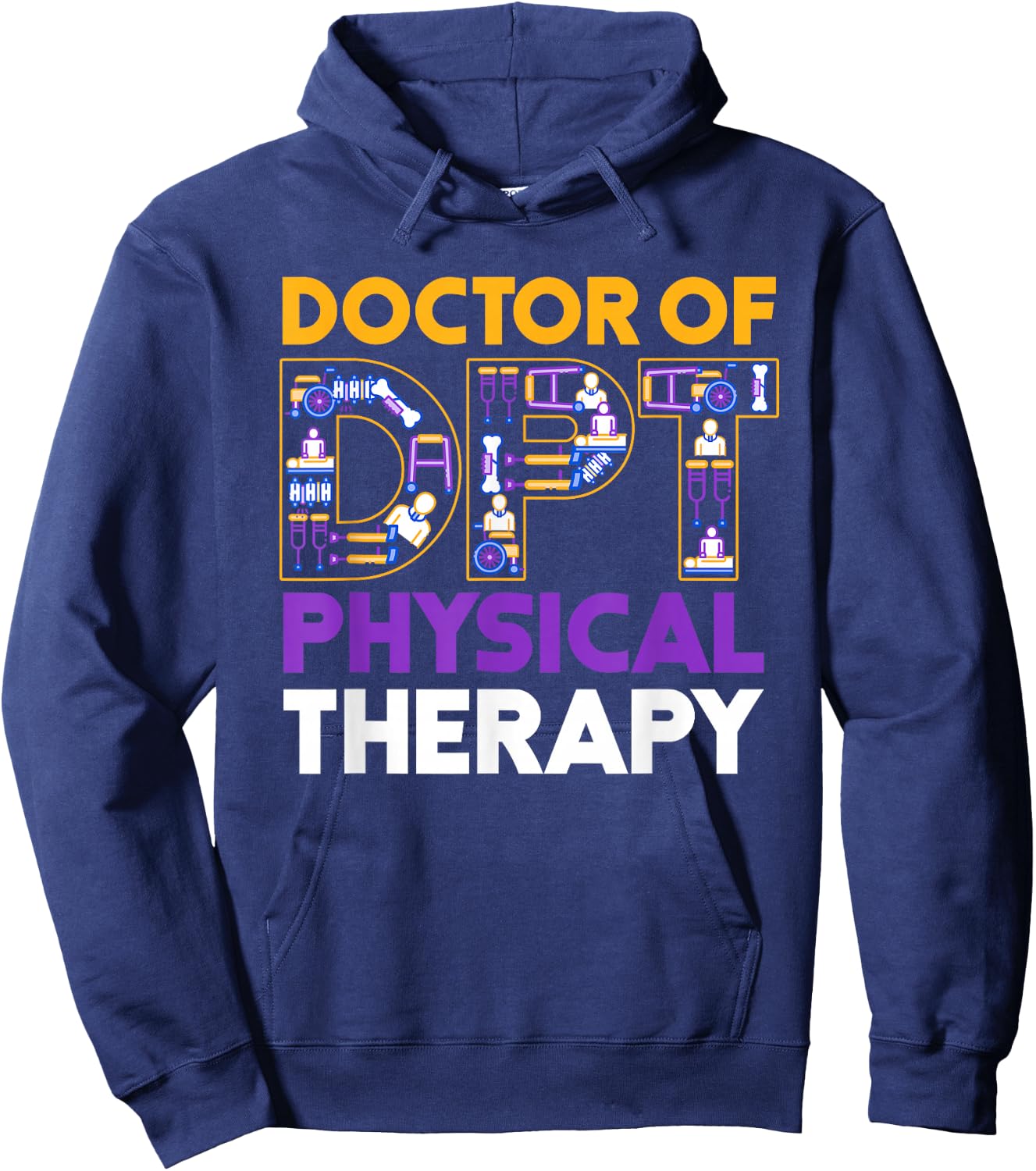 Physiotherapist Practice Doctor Gift Physiotherapy Hoodie - Hoodie | Navy