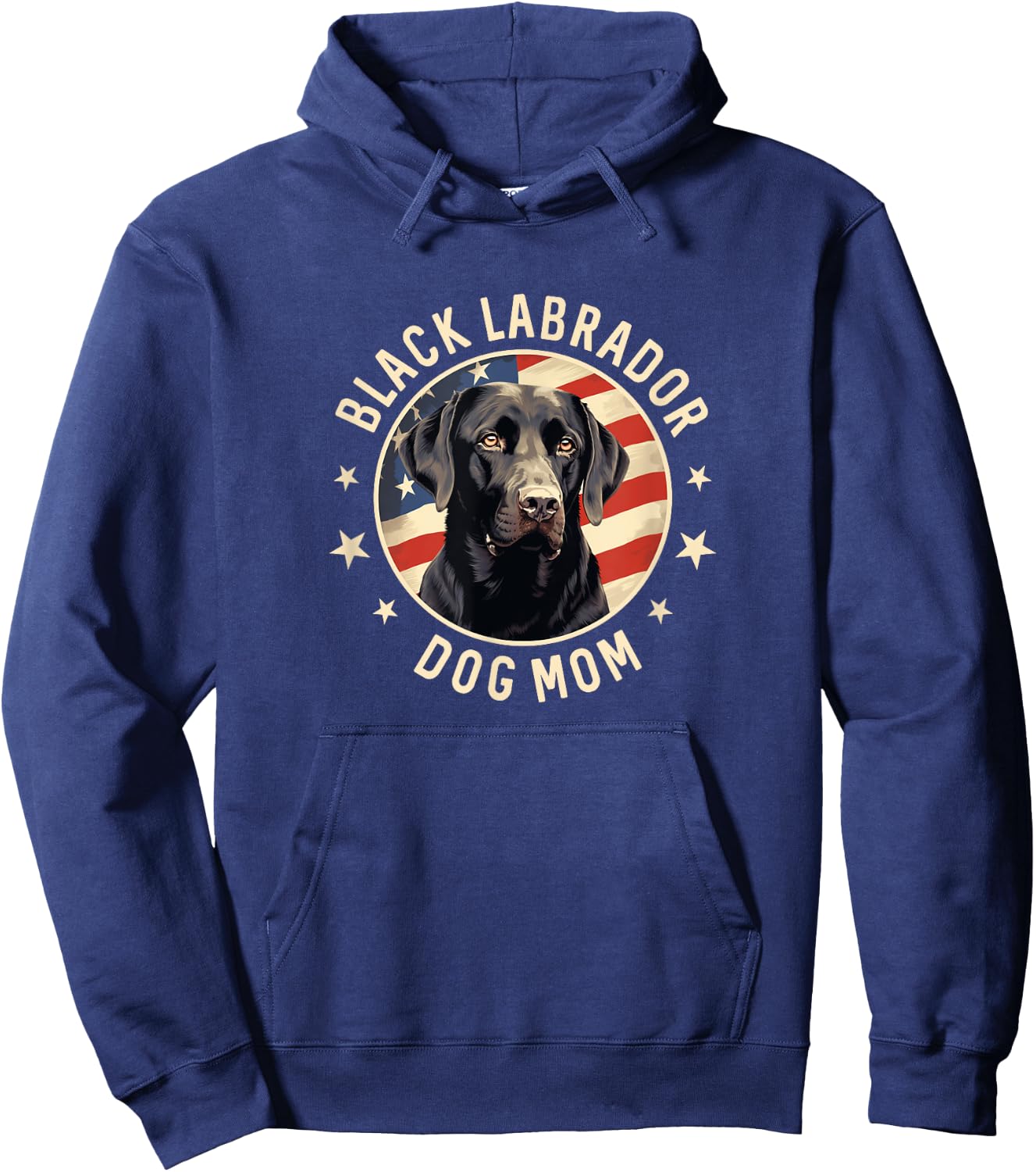 Black Lab Gifts Women, Black Labrador Retriever Dog Mom Hoodie - Hoodie | Navy
