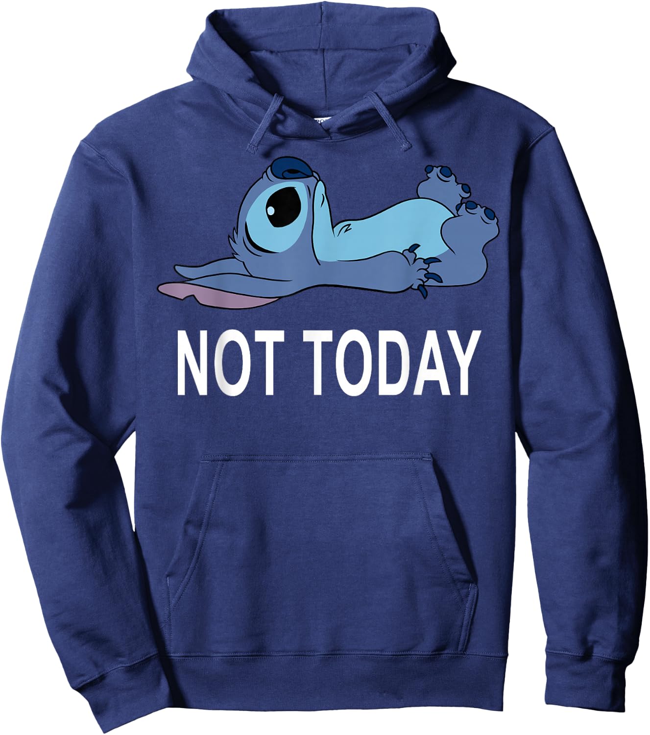 Disney Lilo & Stitch Not Today Stitch Hoodie - Hoodie | Navy