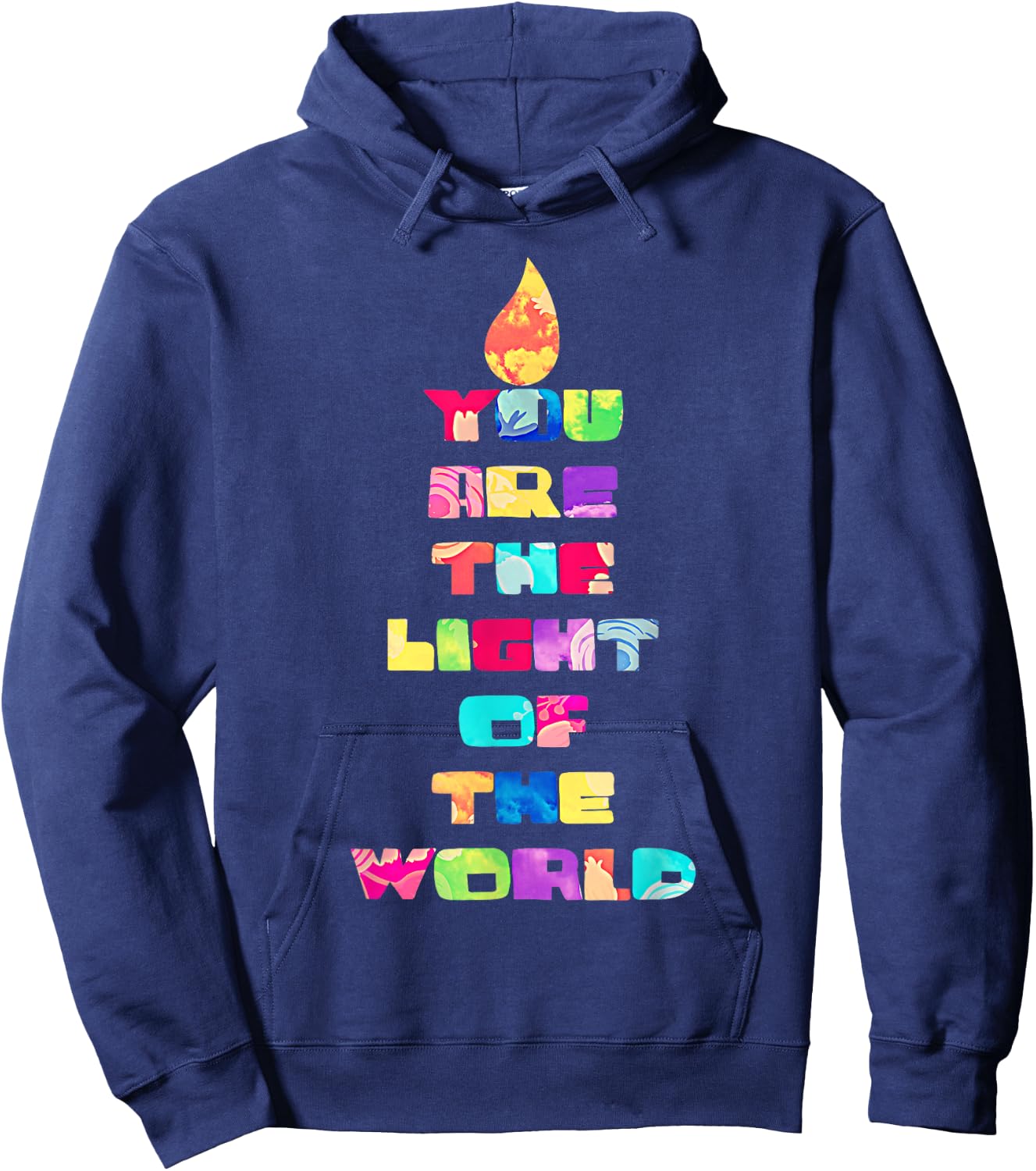 Light of the World Godspell Inspired Musical Theater Hoodie - Hoodie | Navy