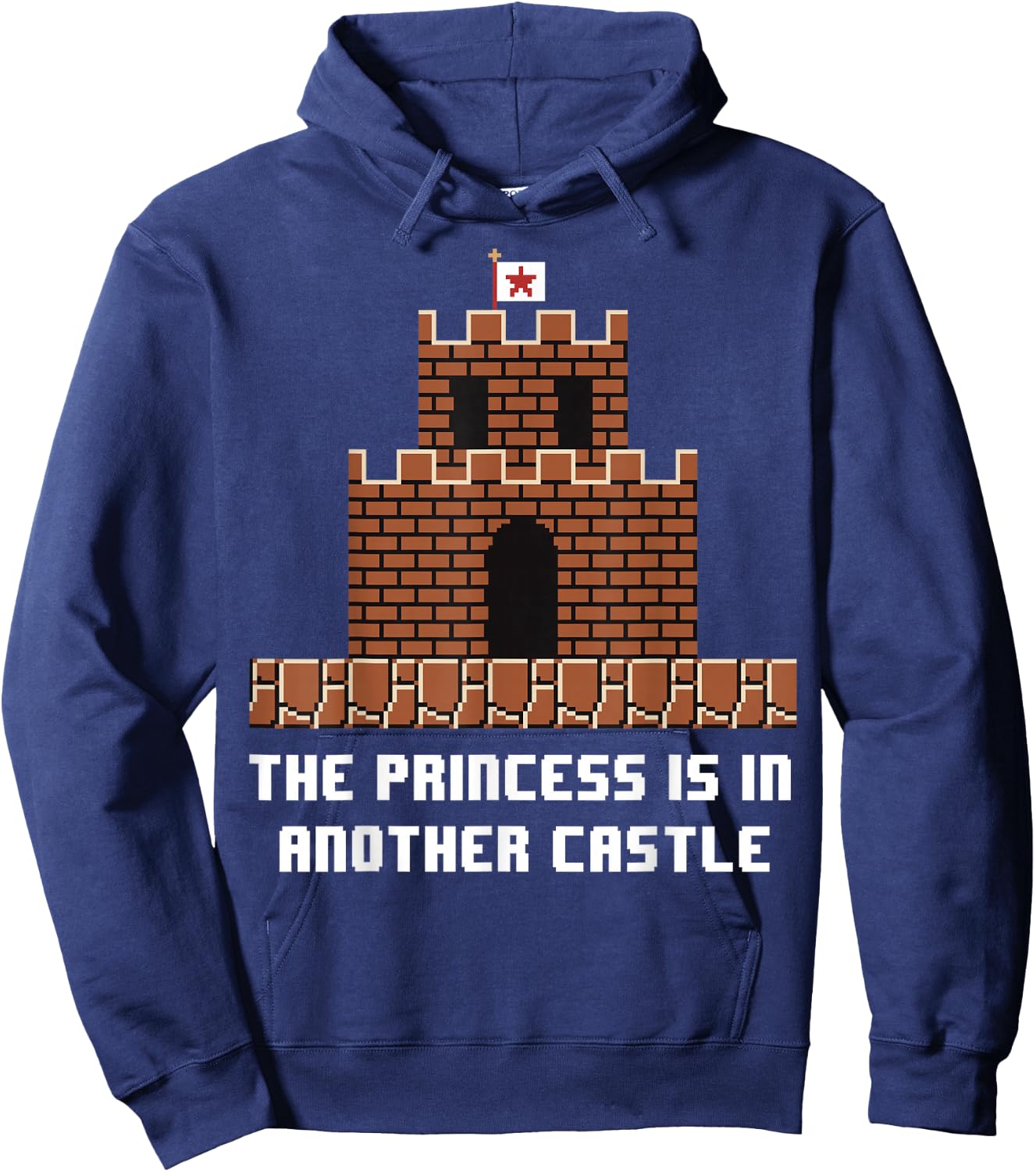 Super Mario The Princess Is In Another Castle Hoodie - Hoodie | Navy
