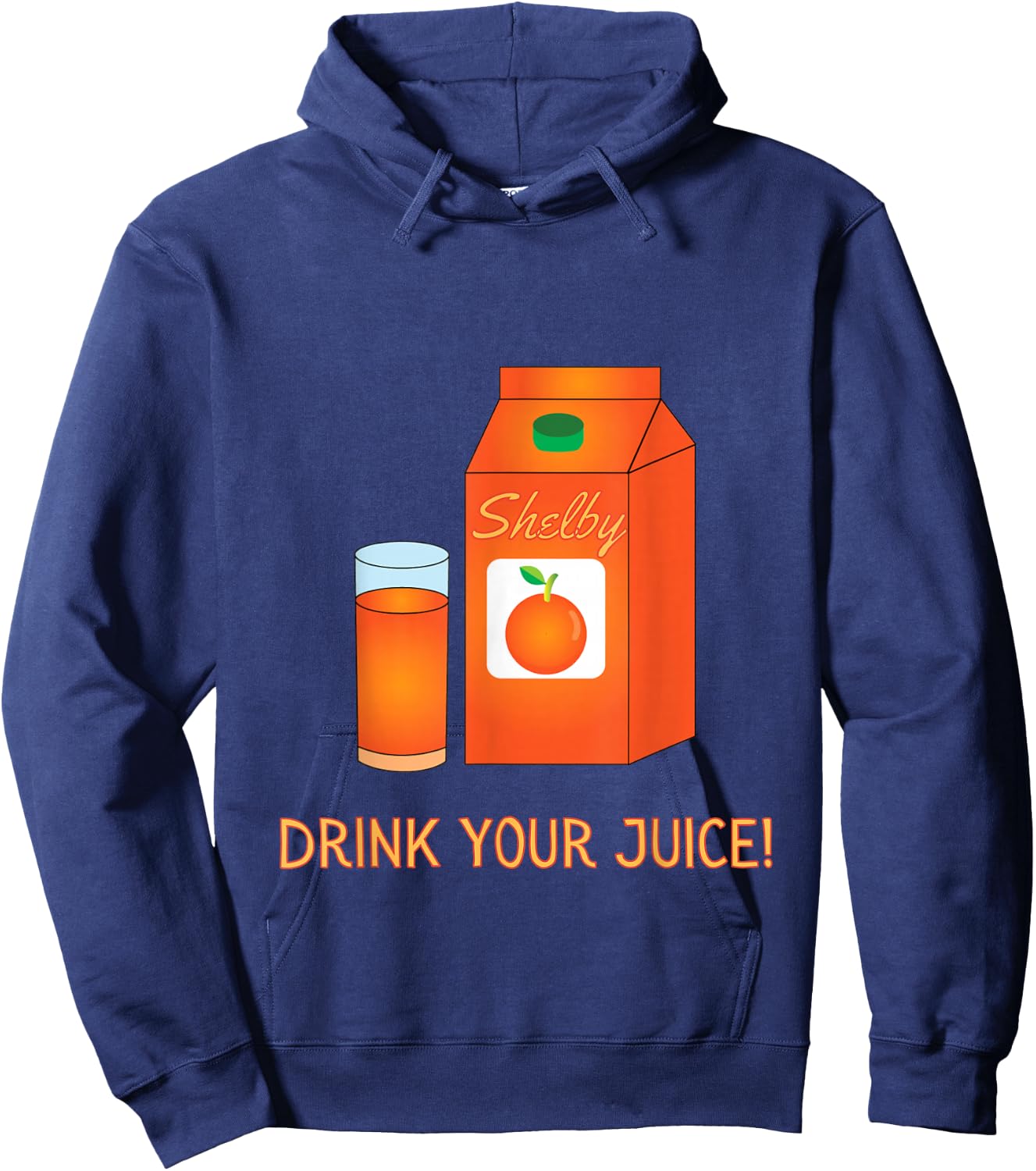 Shelby OJ Drink Your Juice Magnolias Hoodie - Hoodie | Navy