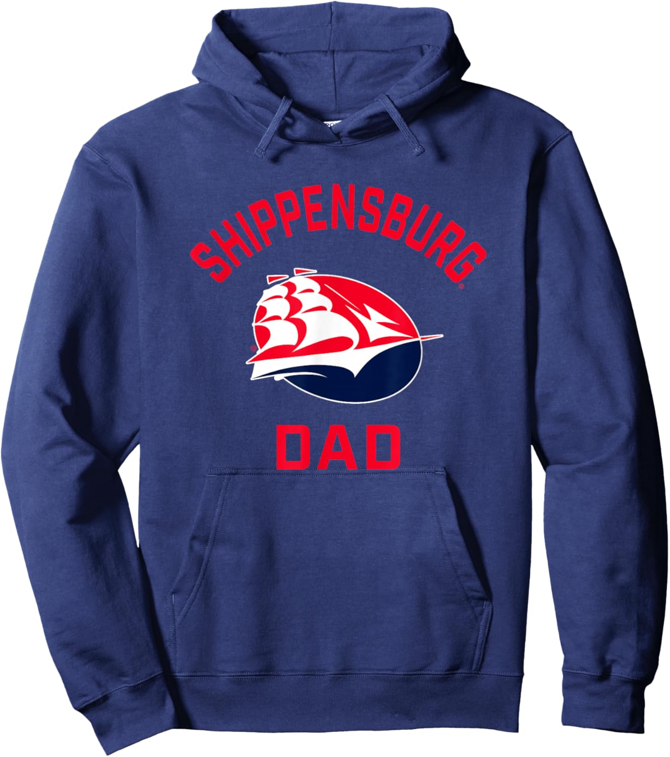 Shippensburg University Raiders Arched Dad Hoodie - Hoodie | Navy