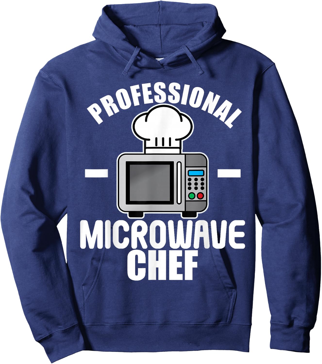 Professional Microwave Oven Chef Funny Cooking Food Hoodie - Hoodie | Navy