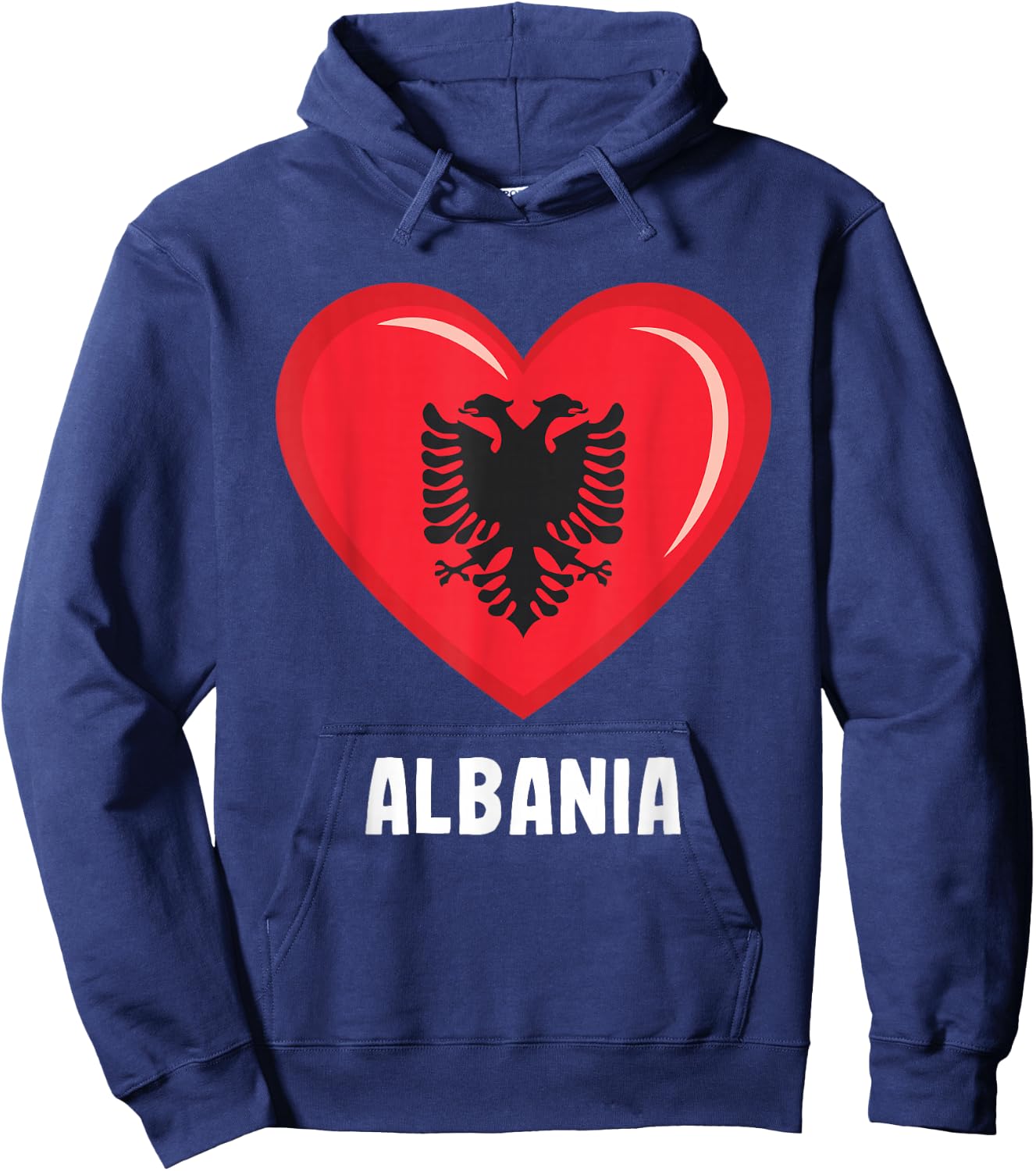 Albania Flag Jersey | Albanian Hoodie - Hoodie | Navy