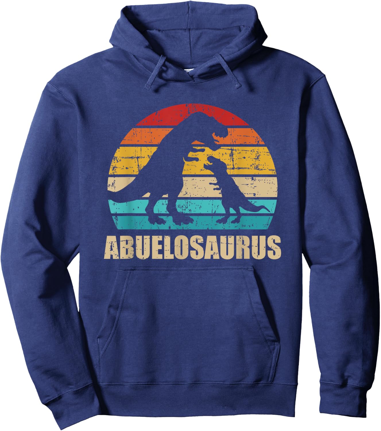 Abuelosaurus vintage retro para abuelo Hoodie - Hoodie | Navy