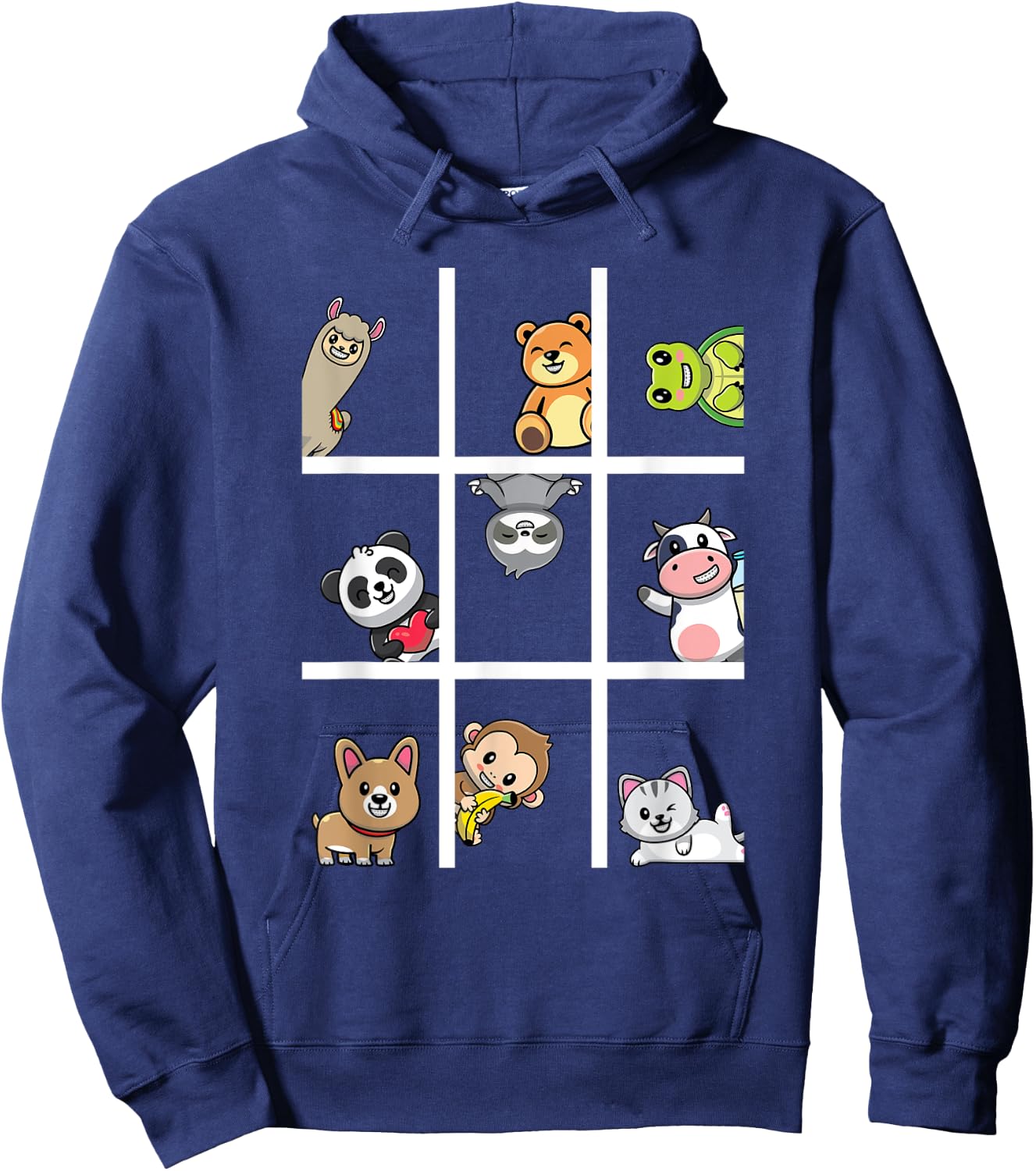 Orthodontist Animal Braces Boys Girls Kids Getting Braces Hoodie - Hoodie | Navy