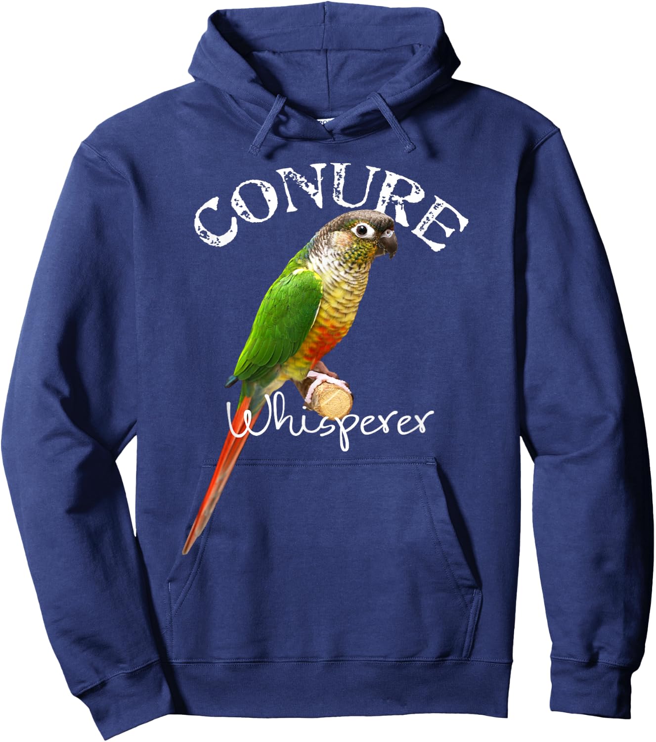 Funny Conure Whisperer Green Cheek Conure Bird Gift Hoodie - Hoodie | Navy