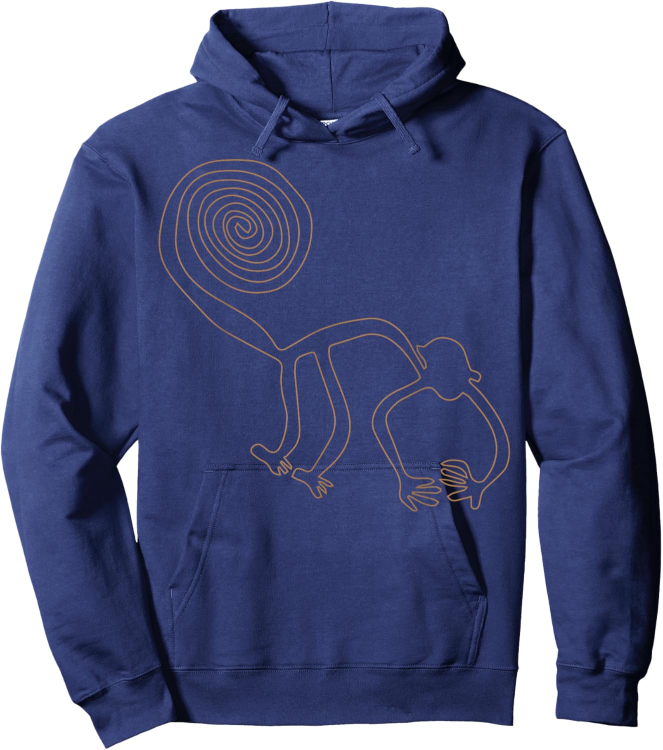 Peru - Nazca Lines Monkey - Peru Hoodie - Hoodie | Navy