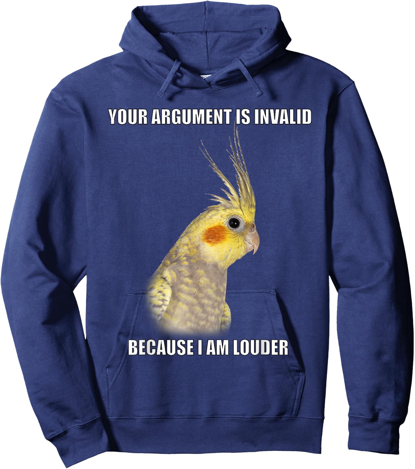 COCKATIEL Birds Funny Cockatiels Design Hoodie - Hoodie | Navy