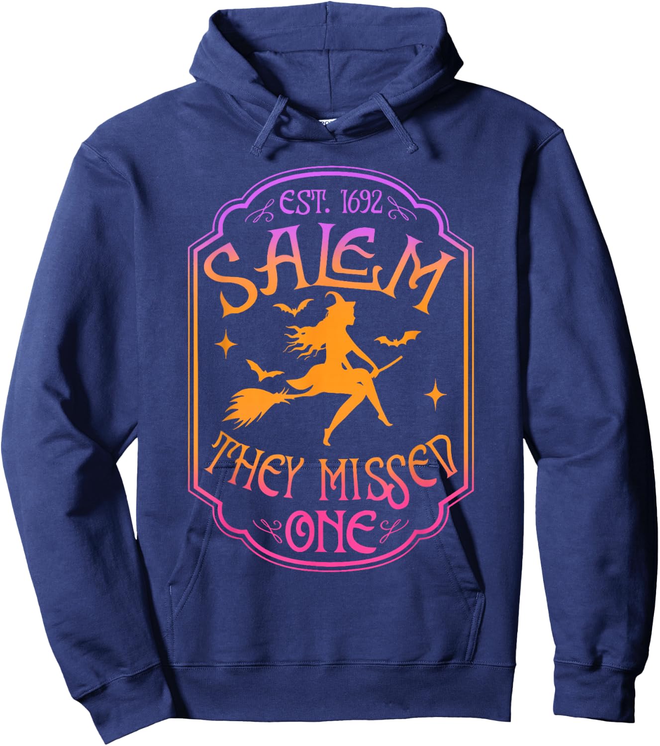 Salem 1962 You Missed One Halloween Feminist Witch Trials Hoodie - Hoodie | Navy
