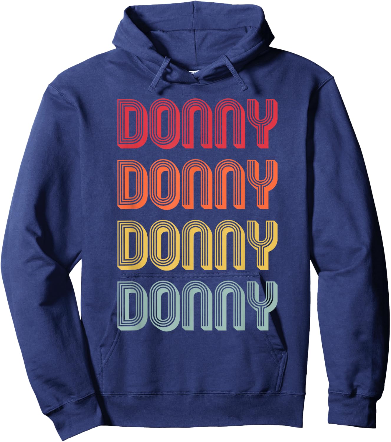 Donny Gift Name Personalized Funny Retro Vintage Birthday Hoodie - Hoodie | Navy