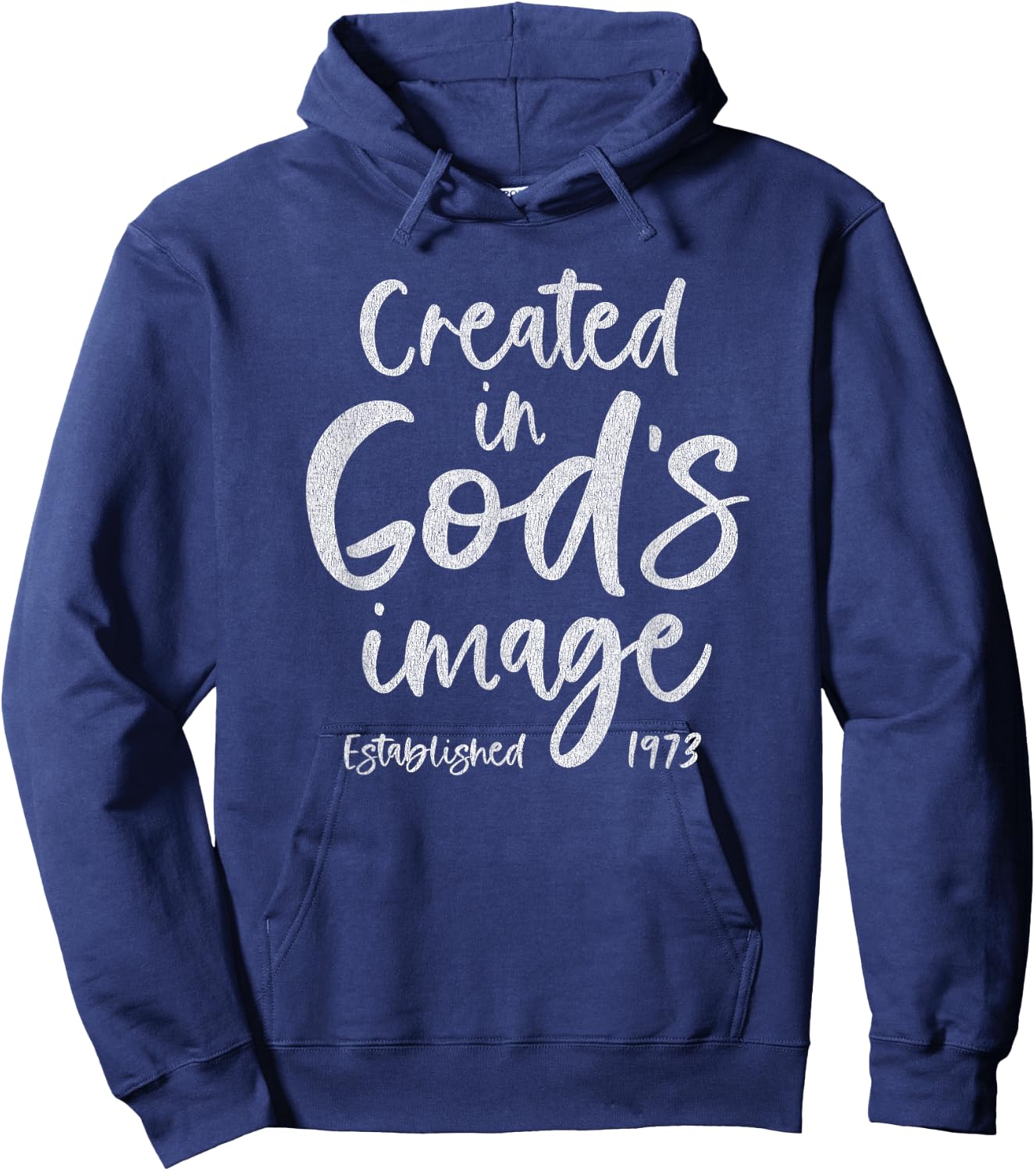 52 Year Old Christian Jesus and God 1973 52nd Birthday Hoodie - Hoodie | Navy