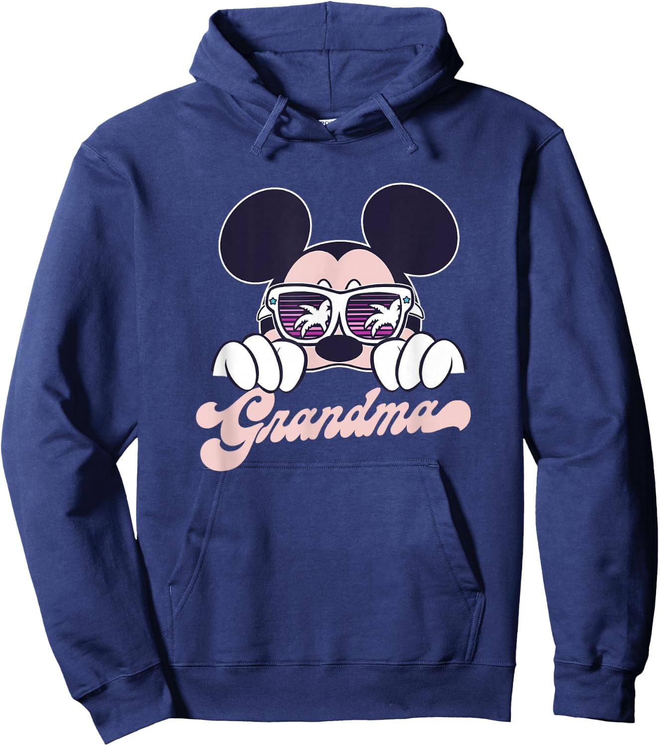 Disney Mickey and Friends Mickey Summer Vibes Grandma Logo Hoodie - Hoodie | Navy