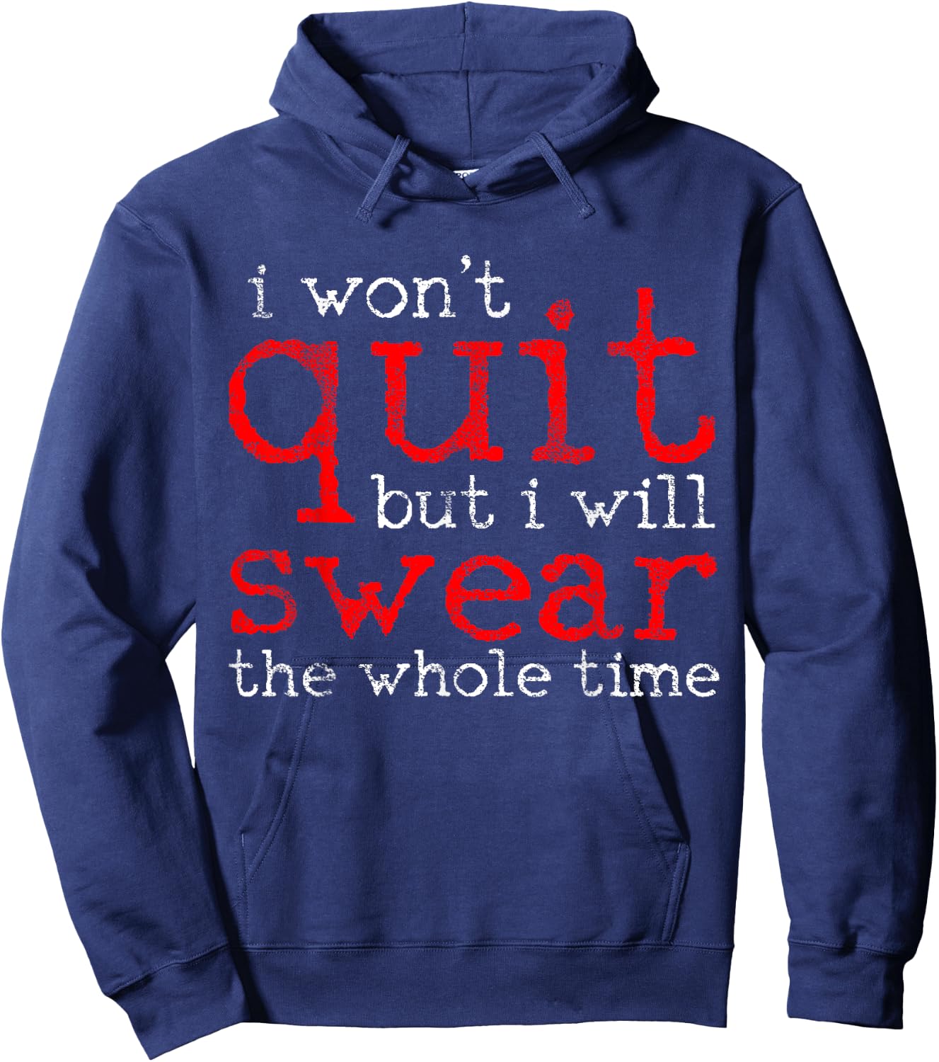 Gym Fitness Workout Funny Hoodie - Hoodie | Navy