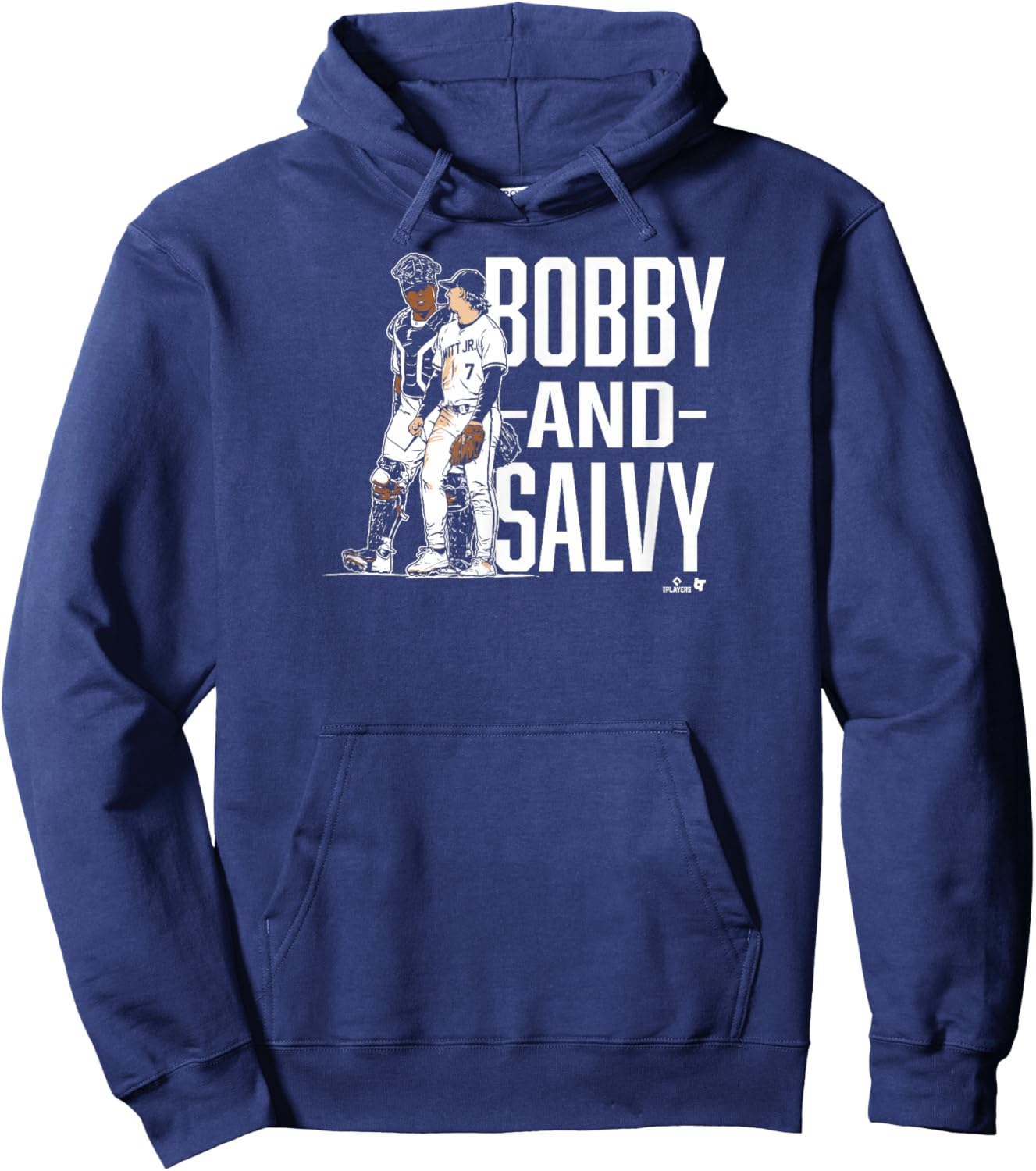 Bobby Witt Jr & Salvador Perez - Bobby & Salvy - KC Baseball Hoodie - Hoodie | Navy