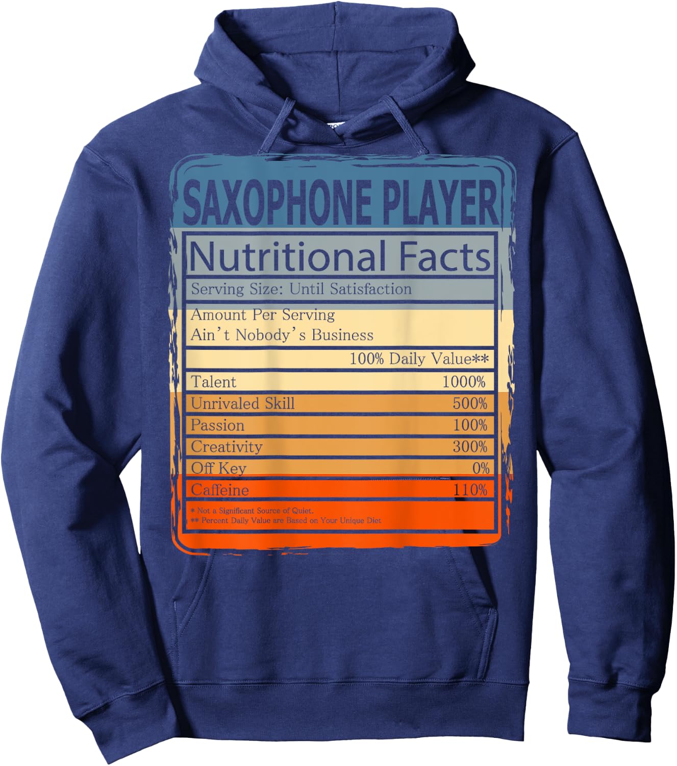 Saxophone Parts Saxophone Lesson Saxophone Alto Mouthpiece Hoodie - Hoodie | Navy