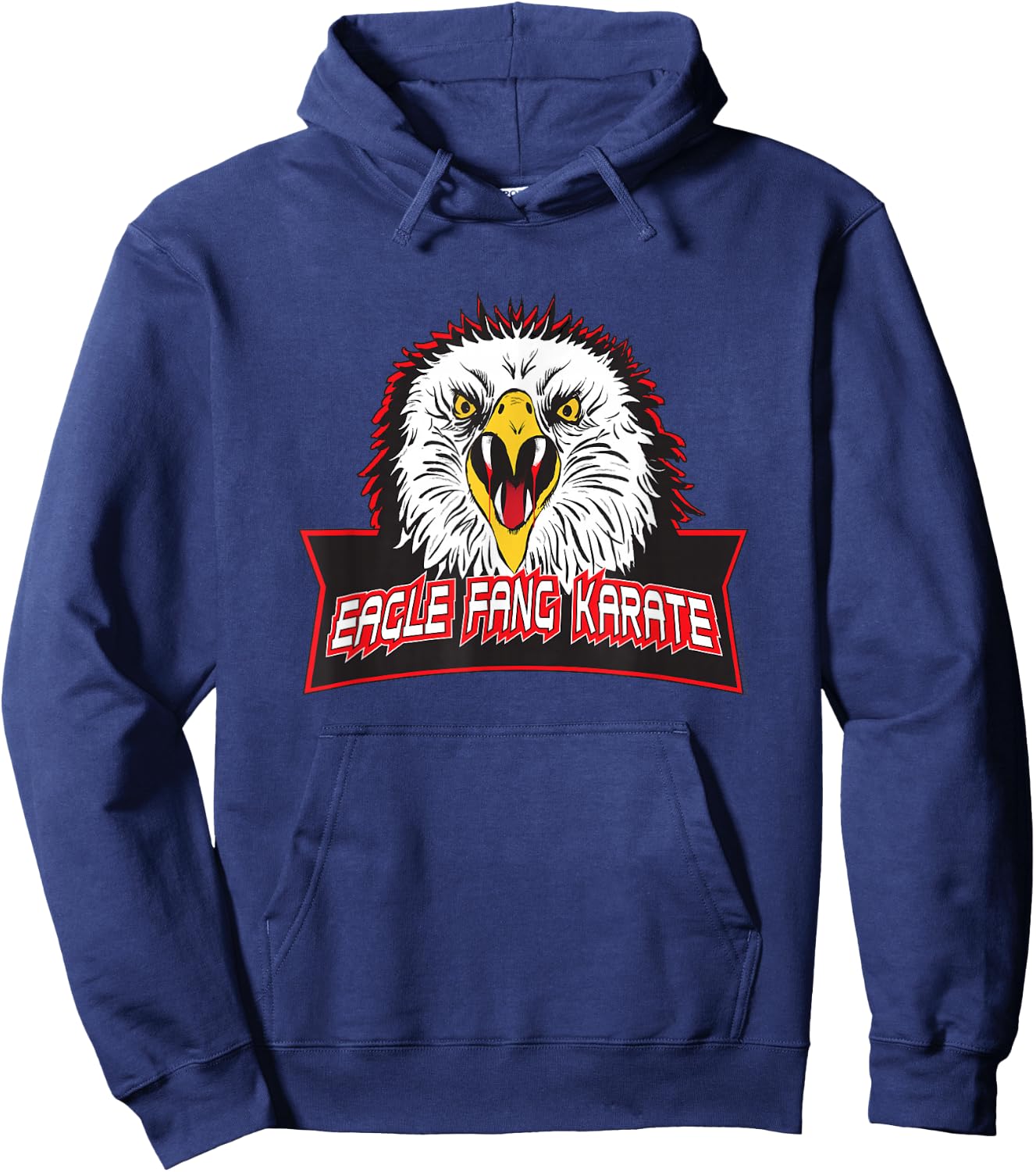 Cobra Kai Eagle Fang Logo TV Show Hoodie - Hoodie | Navy