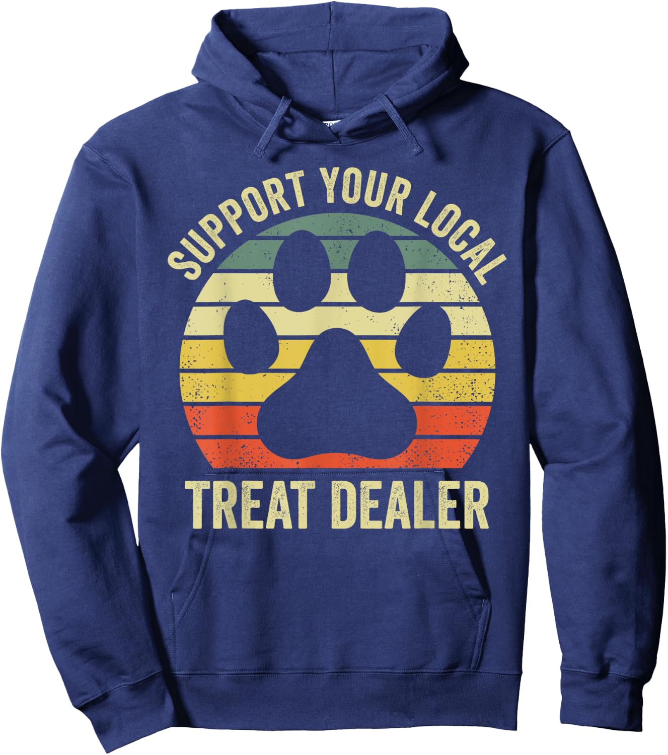 Dog Treat Dealer Funny Humor Dog Owner Dog Treats Dog Lover Women Hoodie - Hoodie | Navy