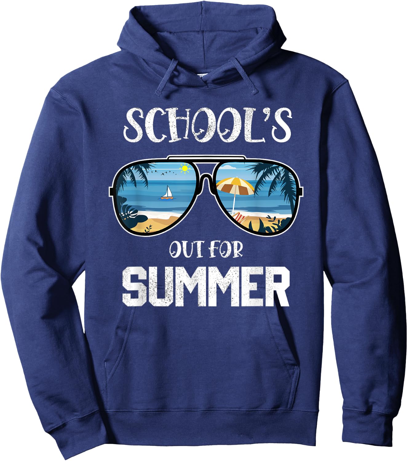 Schools Out For Summer Last Day Of School Student Teacher Men Women Girls Kids Hoodie - Hoodie | Navy
