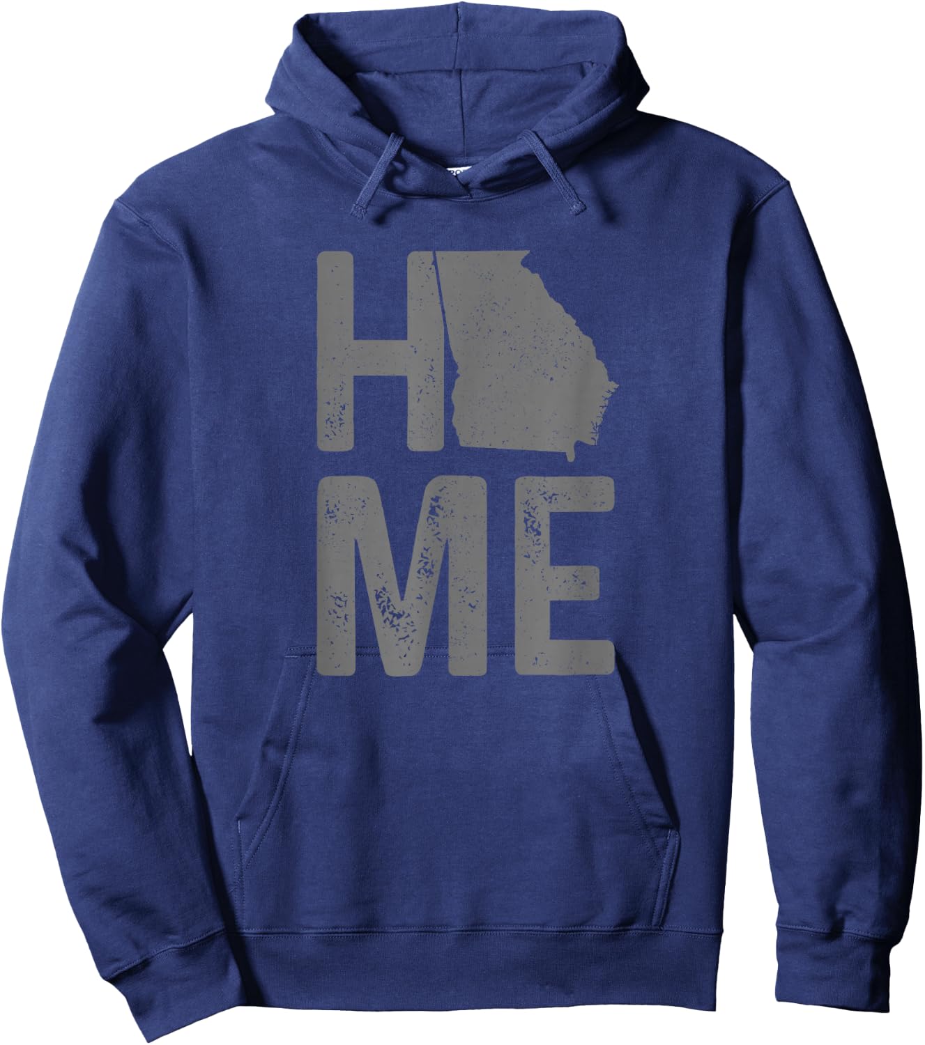 Georgia Home Vintage State Map Pride Gift Hoodie - Hoodie | Navy