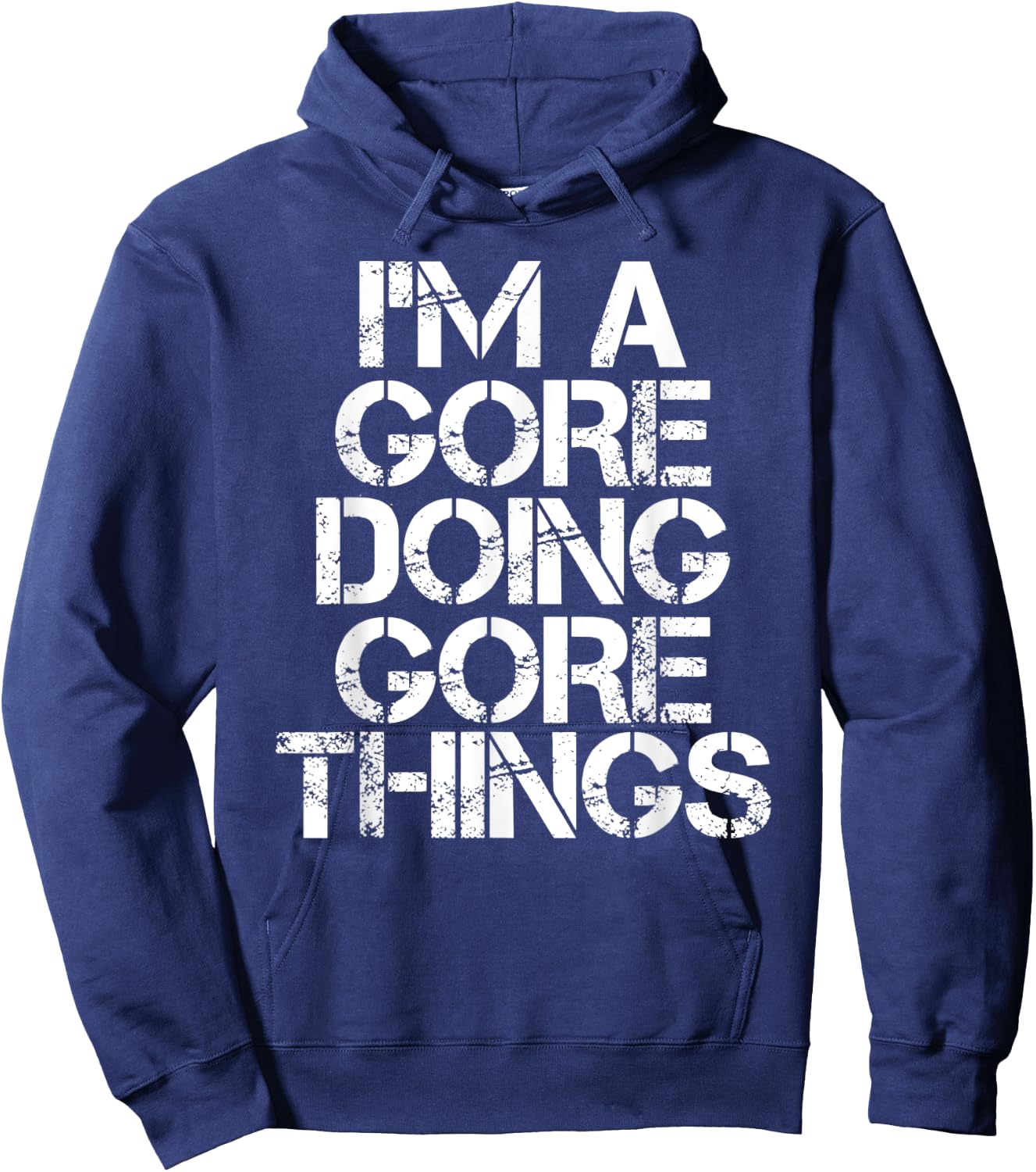 GORE Funny Surname Family Tree Birthday Reunion Gift Hoodie - Hoodie | Navy