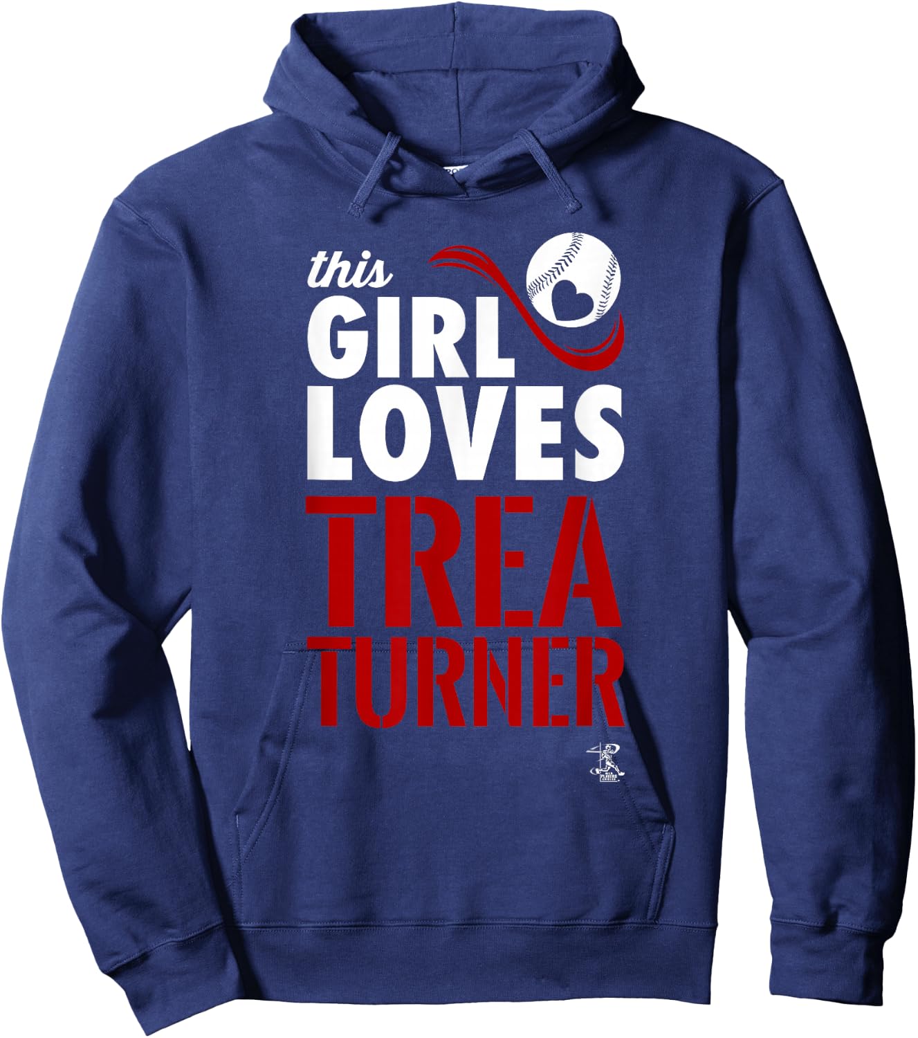 Trea Turner This Girl Loves Gameday Hoodie - Hoodie | Navy