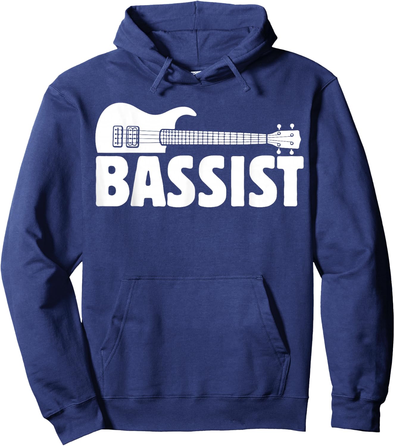 Cool Bassist Funny Bass Guitar Player Guitarist Music Outfit Hoodie - Hoodie | Navy