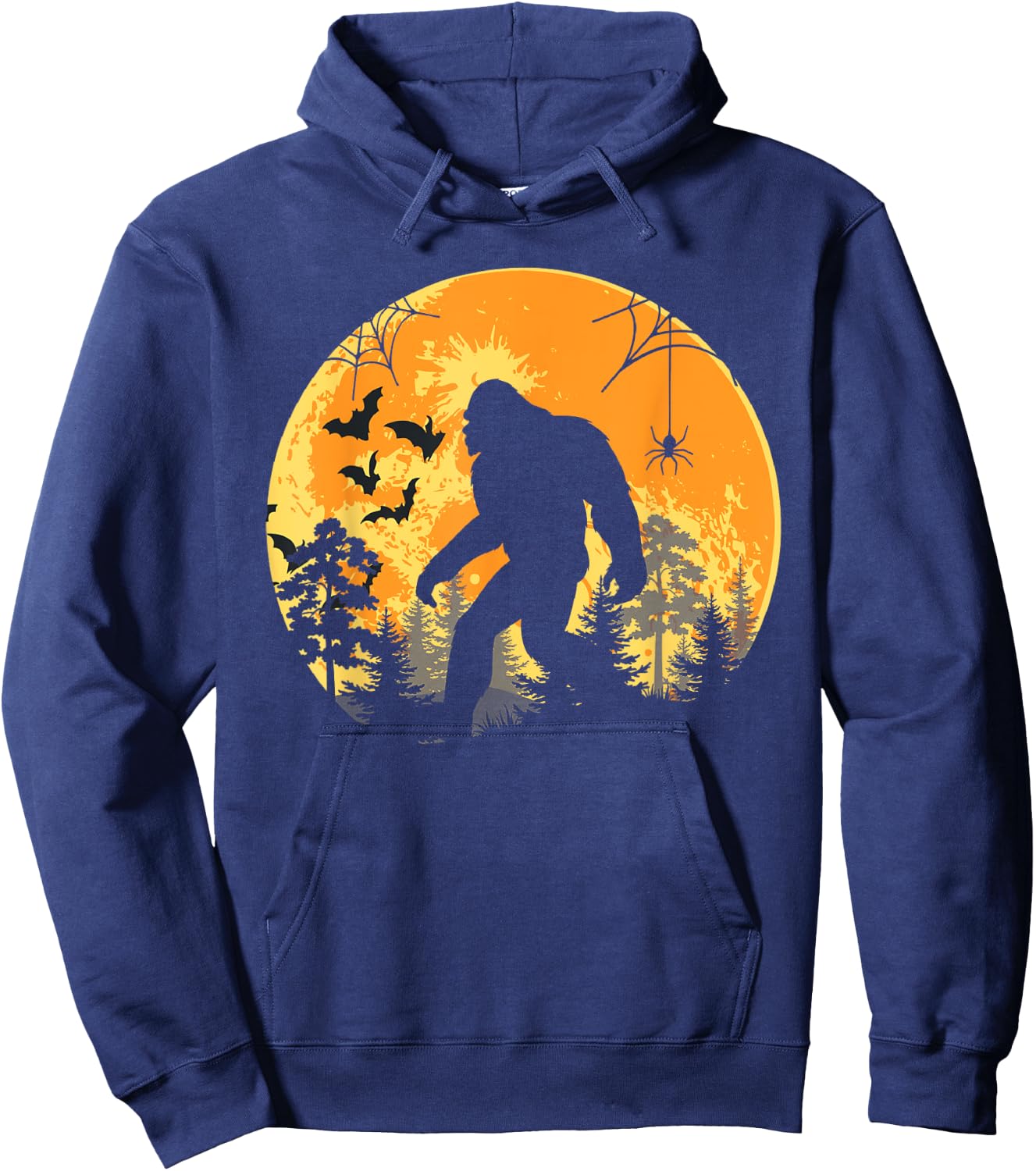 Funny Halloween Sasquatch Bigfoot Halloween Costume Hoodie - Hoodie | Navy