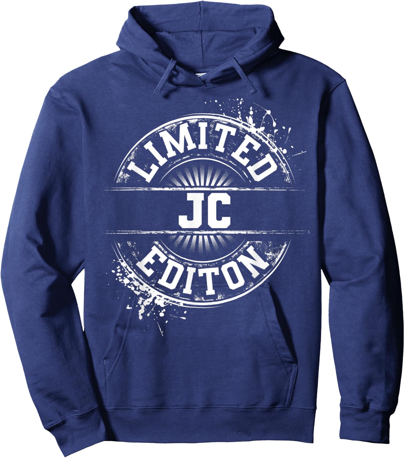 JC Limited Edition Funny Personalized Name Joke Gift Hoodie - Hoodie | Navy