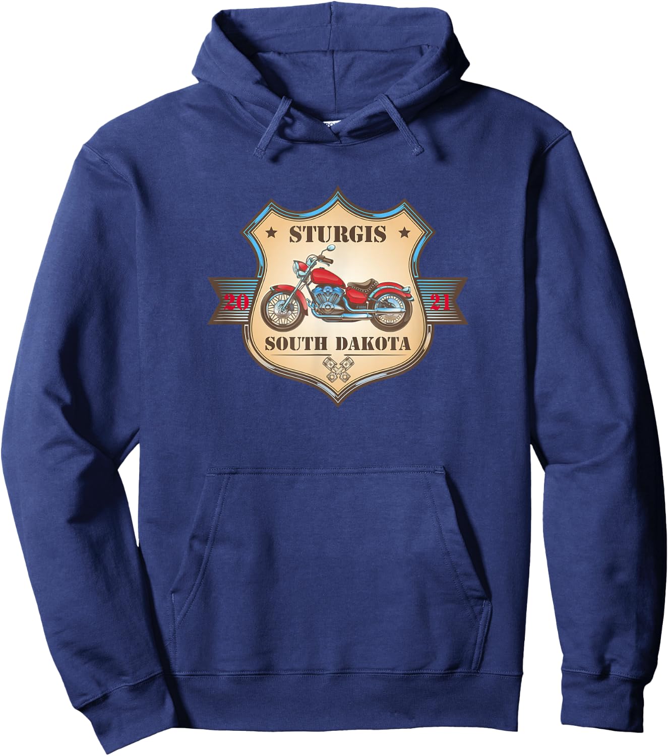 Bike Week Sturgis South Dakota Rally 2021 Hoodie - Hoodie | Navy