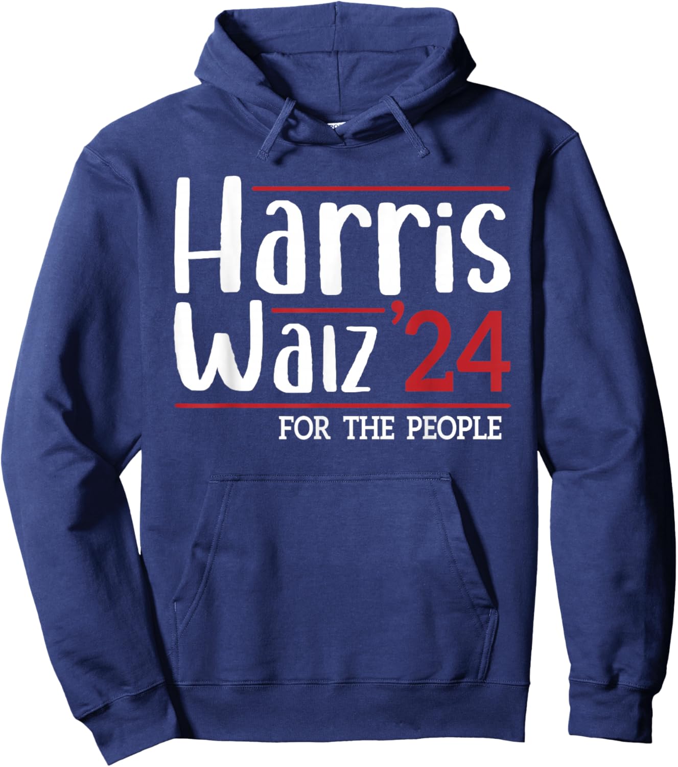 Harris Walz 2024 Harris Waltz 2024 Hoodie - Hoodie | Navy