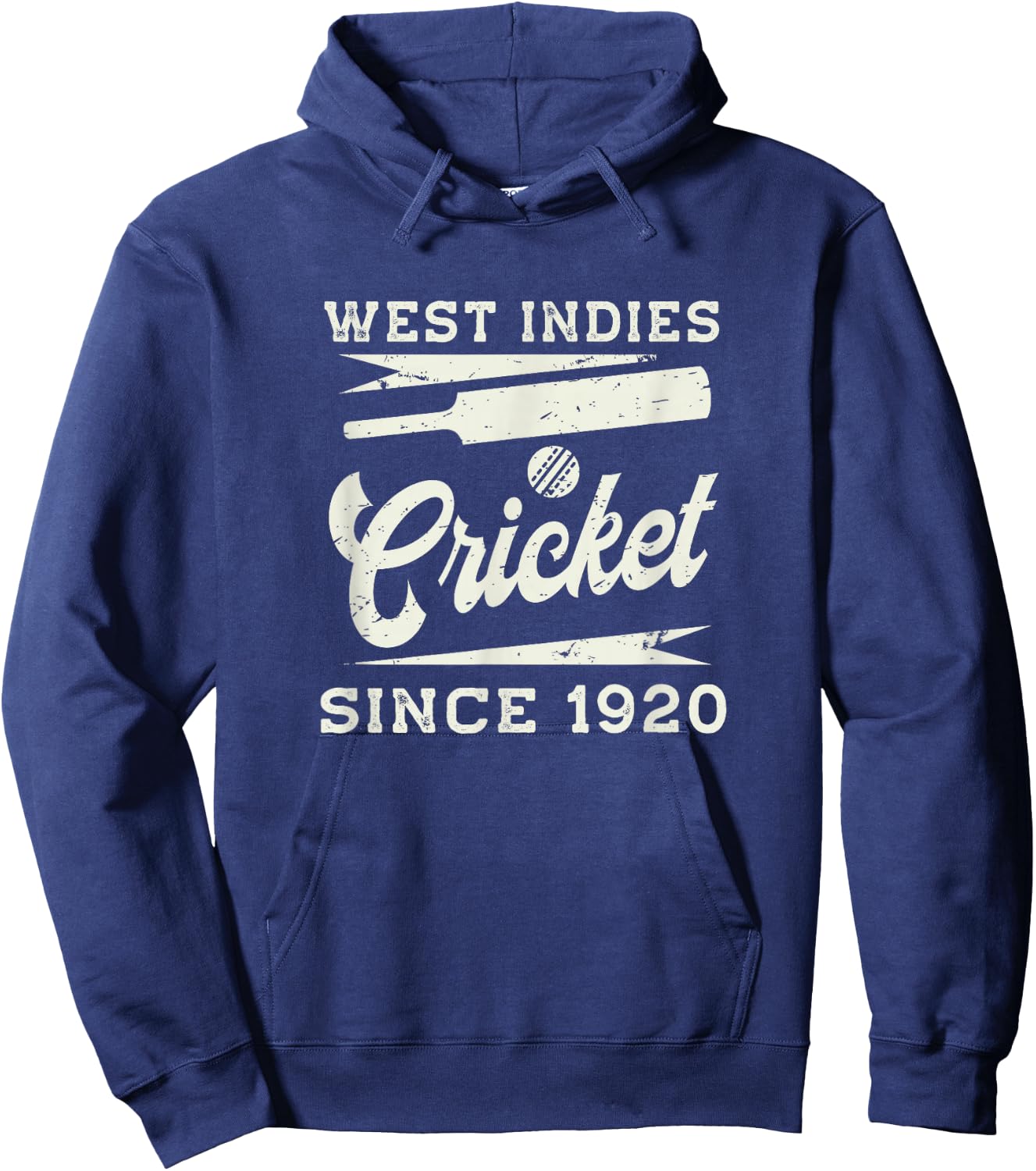 Vintage West Indies Cricket Since 1920 Hoodie - Hoodie | Navy