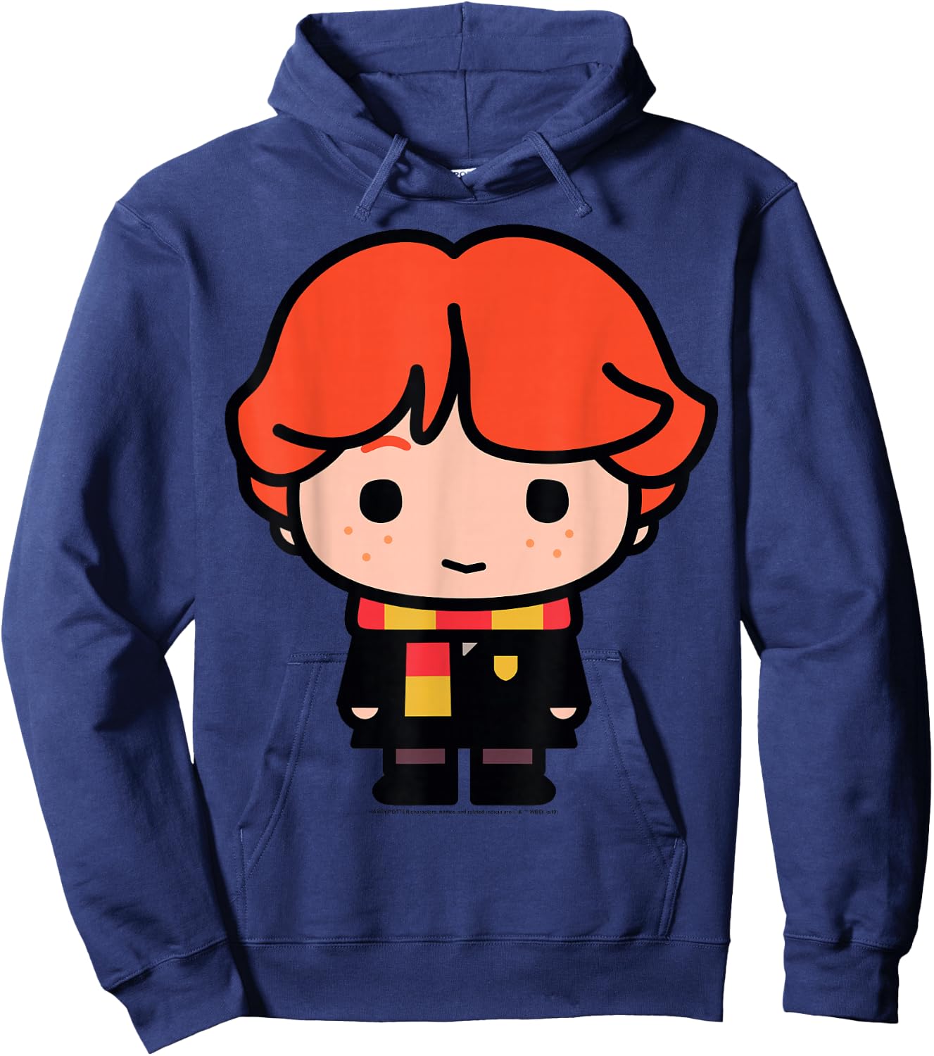 Harry Potter Ron Weasley Cute Cartoon Portrait Small Hoodie - Hoodie | Navy