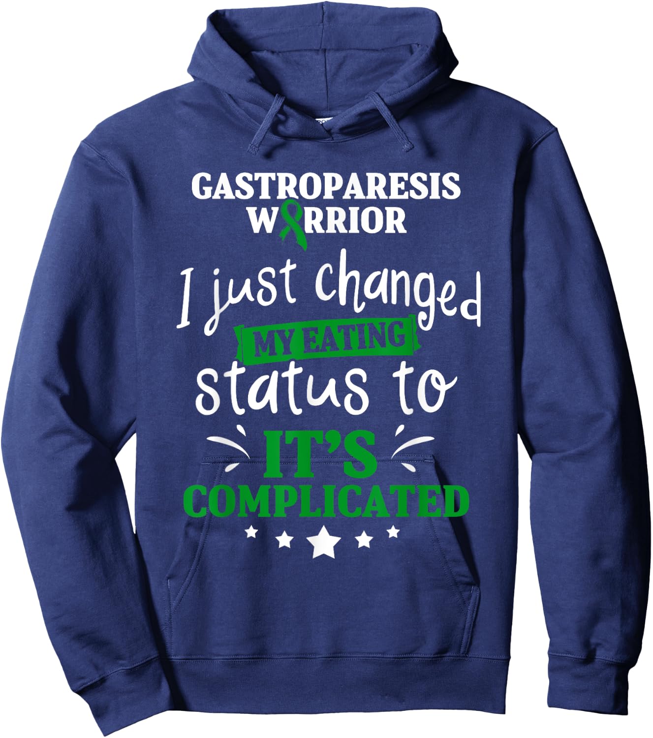 Gastroparesis Survivor Changed Gastric Disease Warrior Hoodie - Hoodie | Navy
