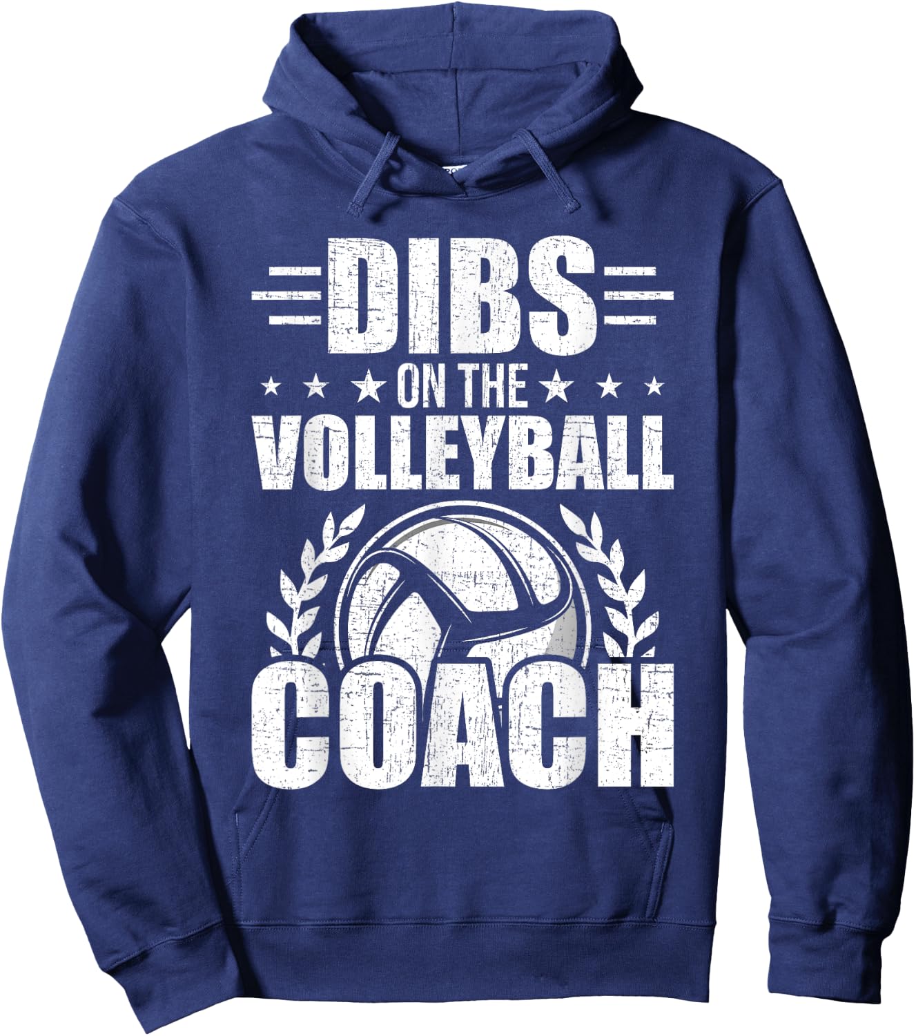 Dibs On The Volleyball Coach Lovers Coach's Wife Hoodie - Hoodie | Navy