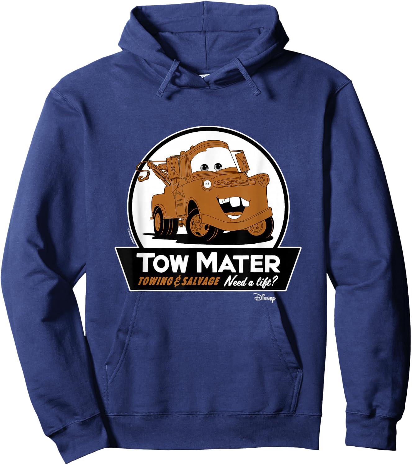 Cars - Tow Mater Towing Sign Hoodie - Hoodie | Navy