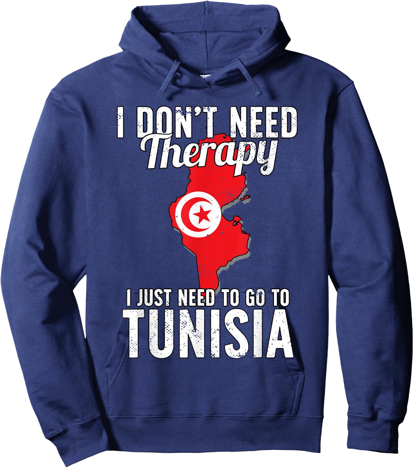 Tunisian Flag I Tunisia Flag I Vacation Tunisia Hoodie - Hoodie | Navy