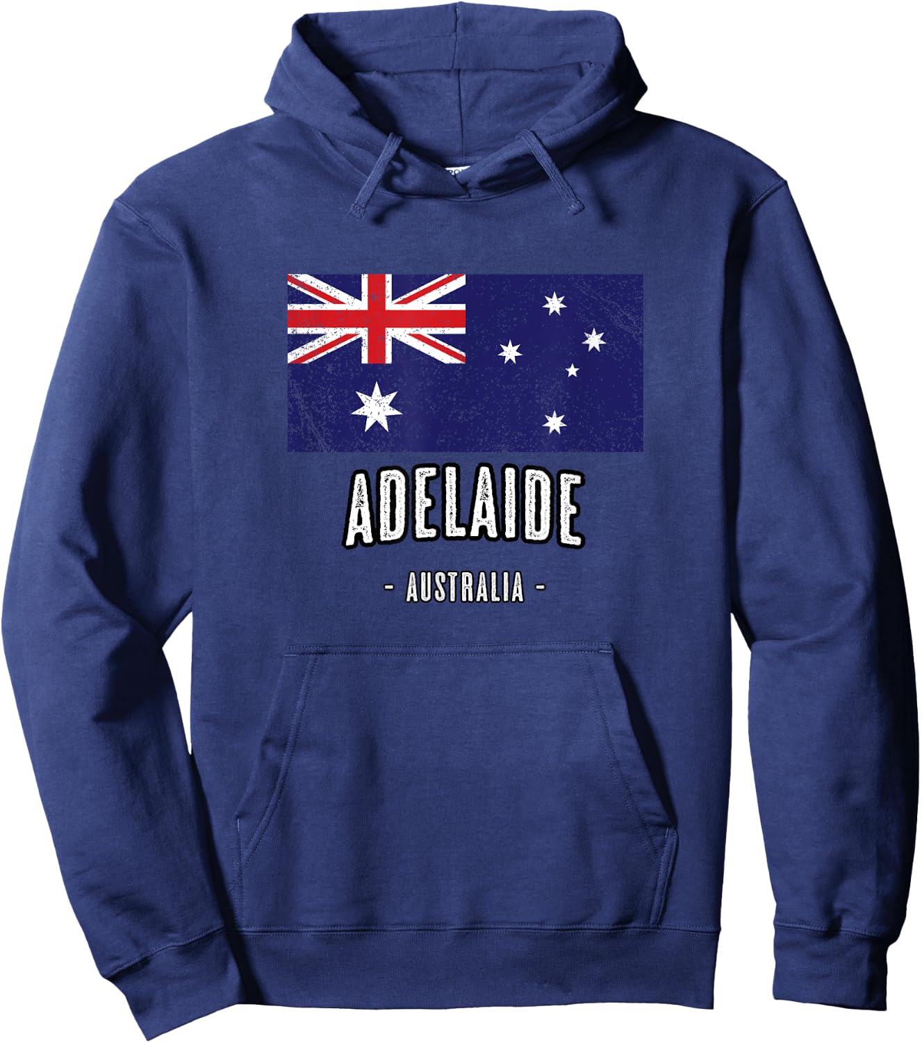 City of Adelaide Australia | Australian Flag, Aussie Top Hoodie - Hoodie | Navy